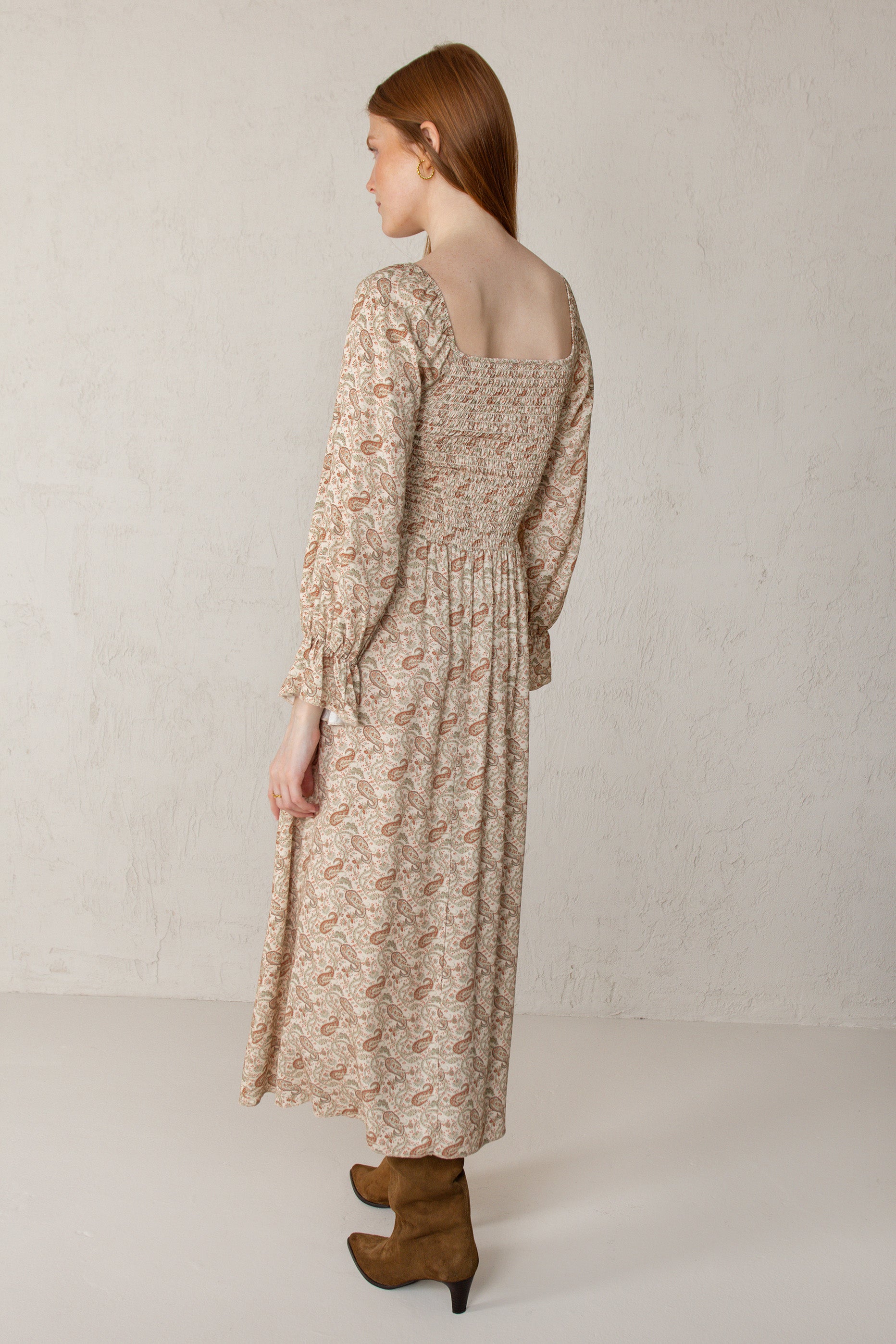 VESTIDO ALICIA // PAISLEY TEJA