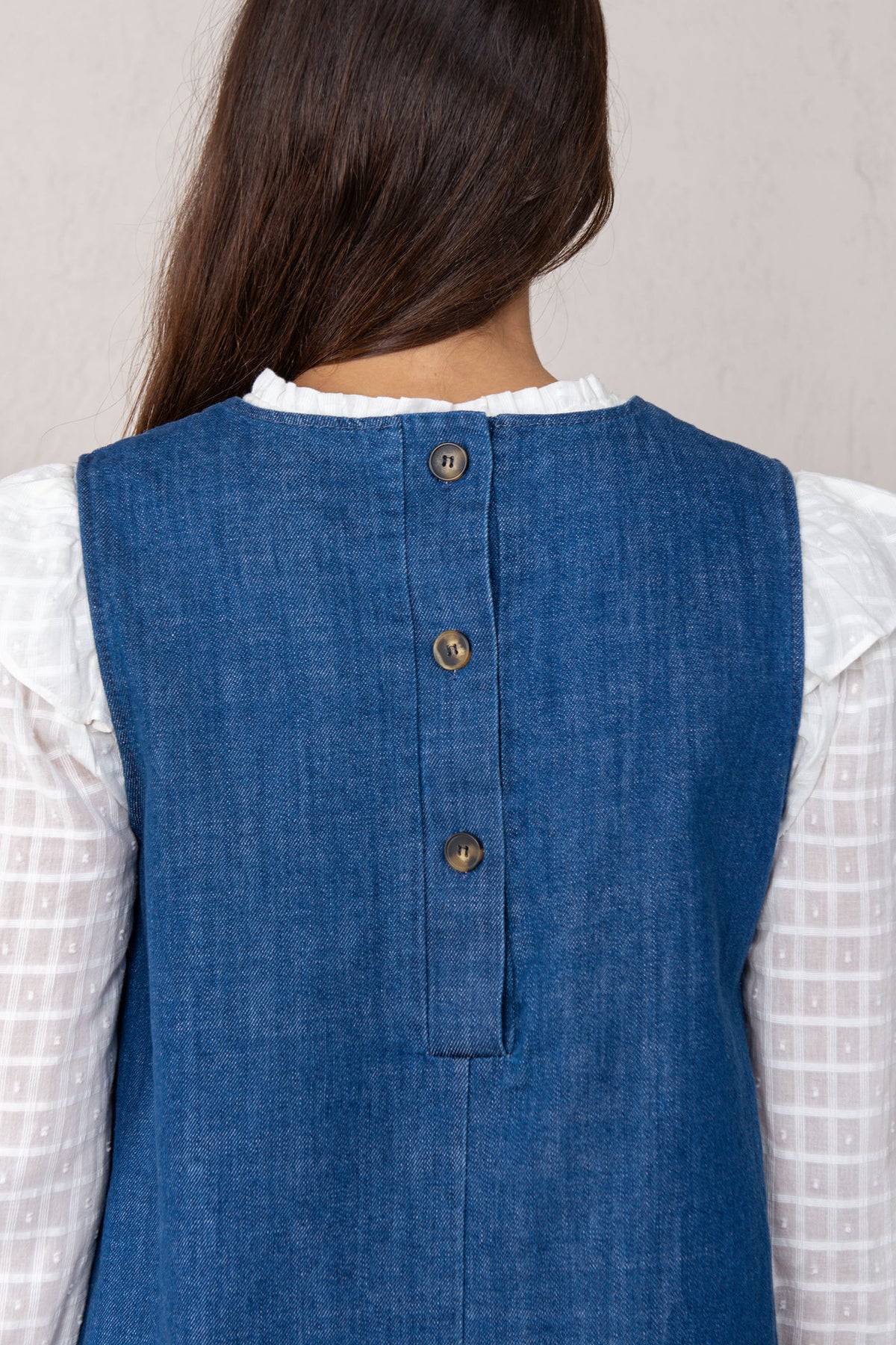 VESTIDO GALA // DENIM MEDIO