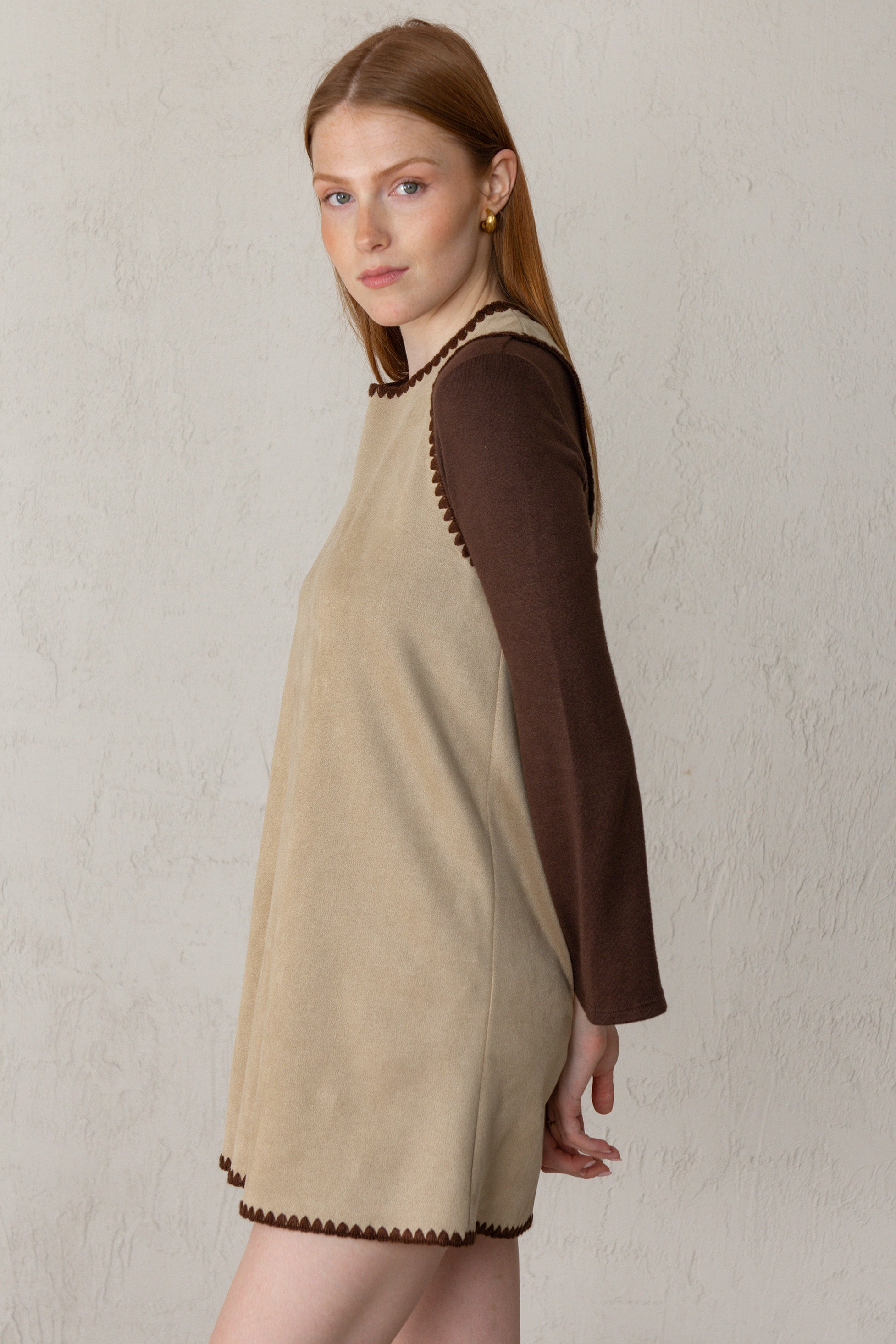 VESTIDO GALA // BEIGE