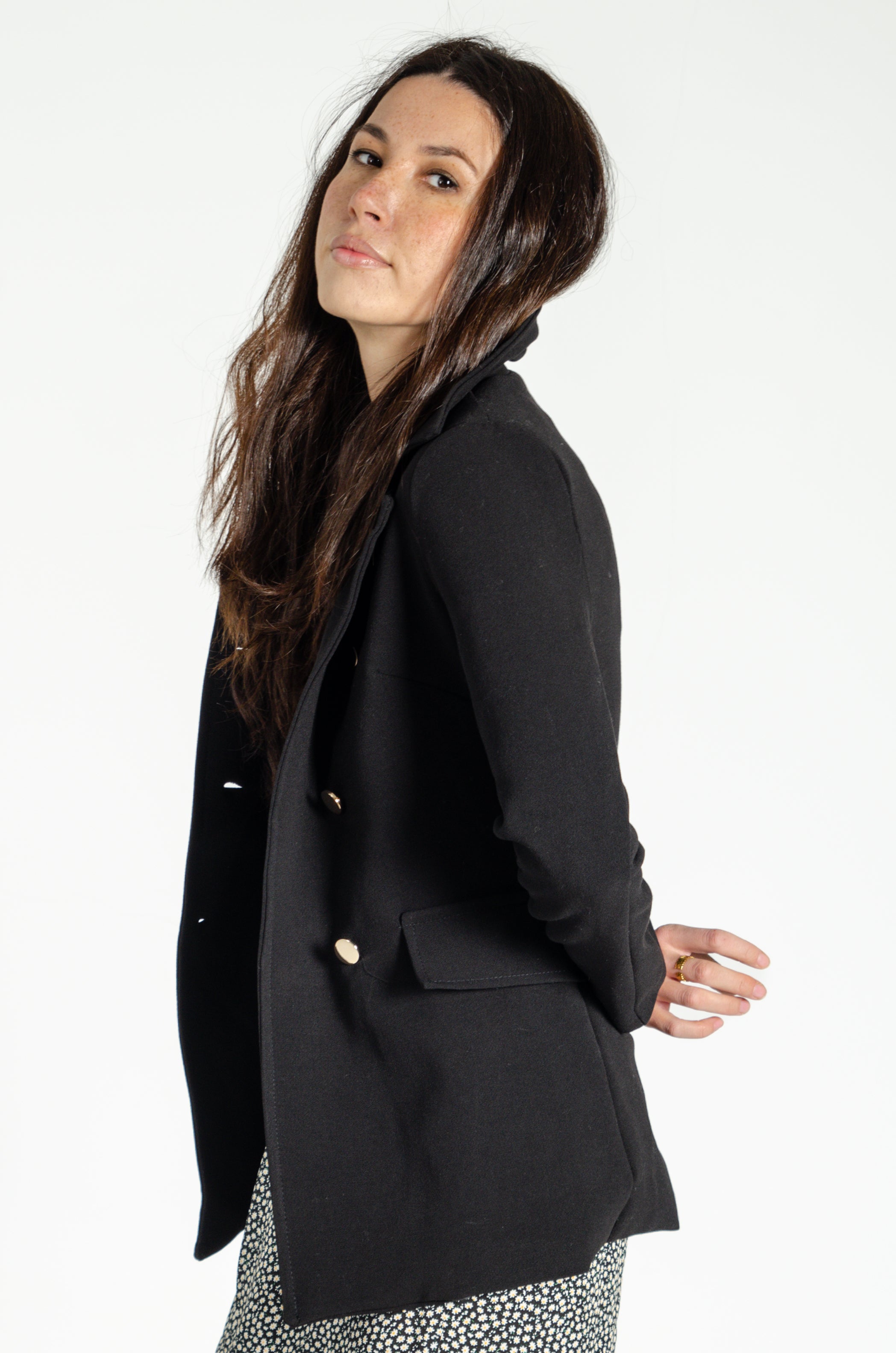 CARMEN BLAZER // BLACK