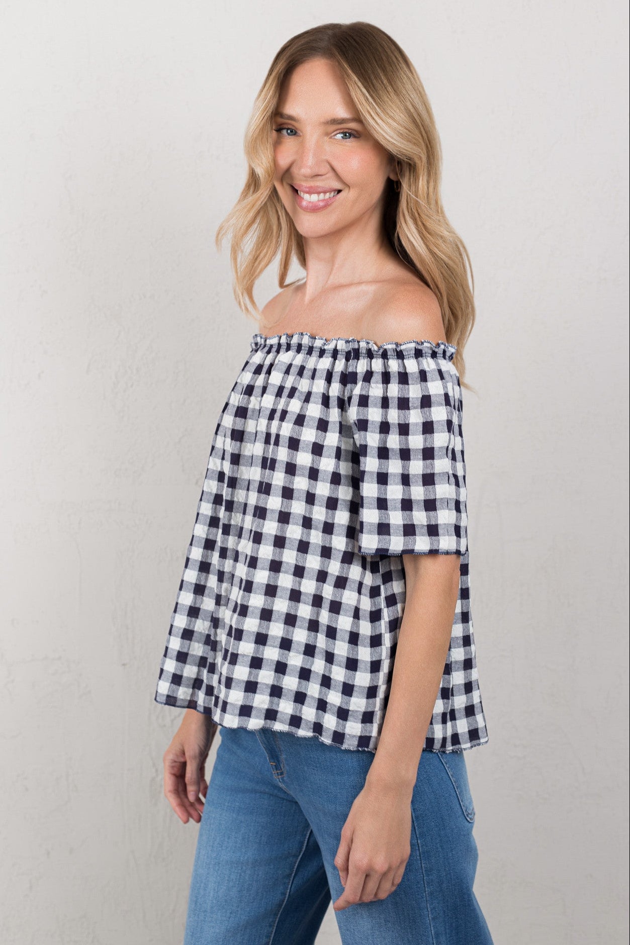 CAMISA ALMA // CUADROS NAVY