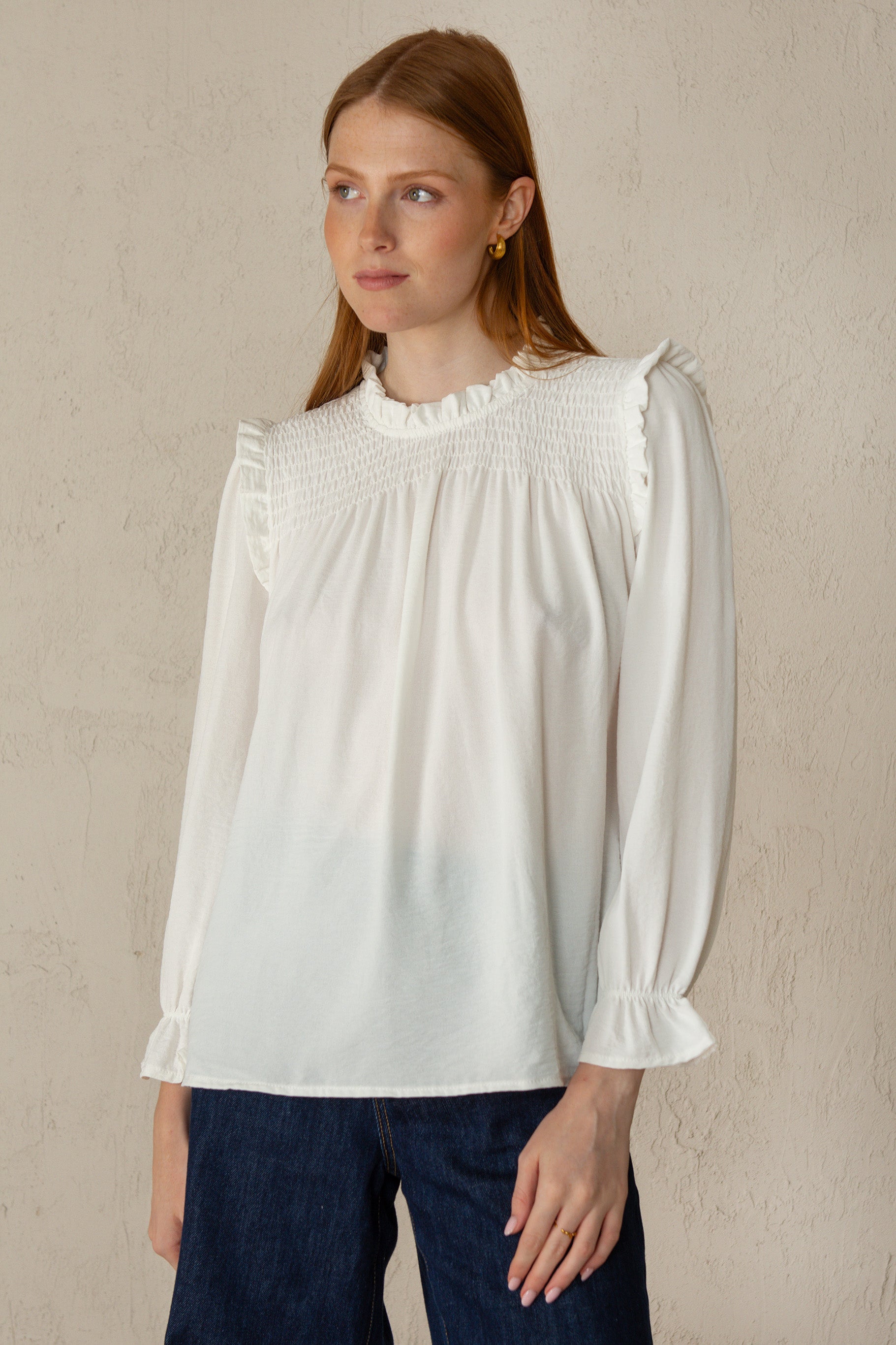 BETTINA SHIRT // WHITE