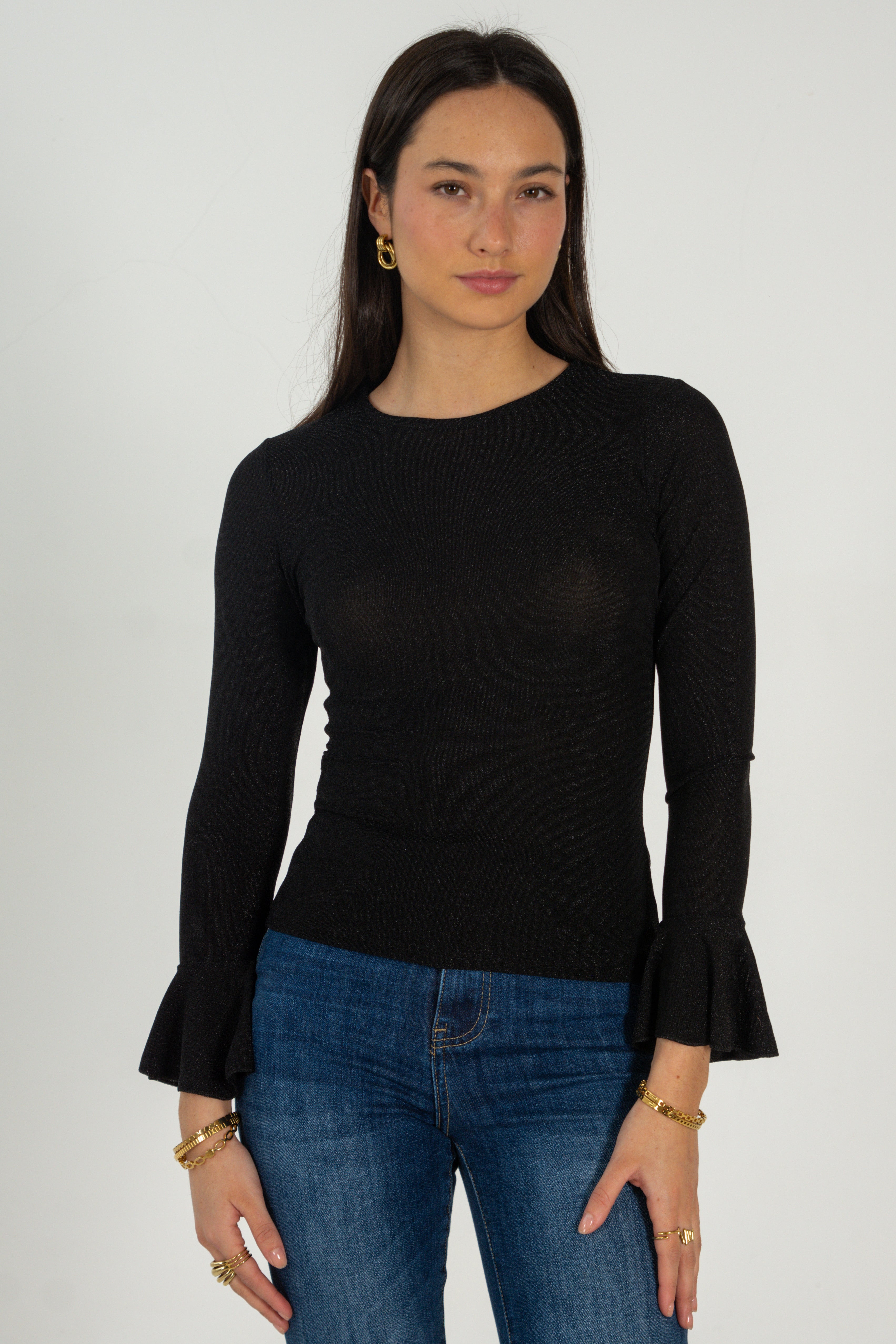 OLGA TOP // BLACK