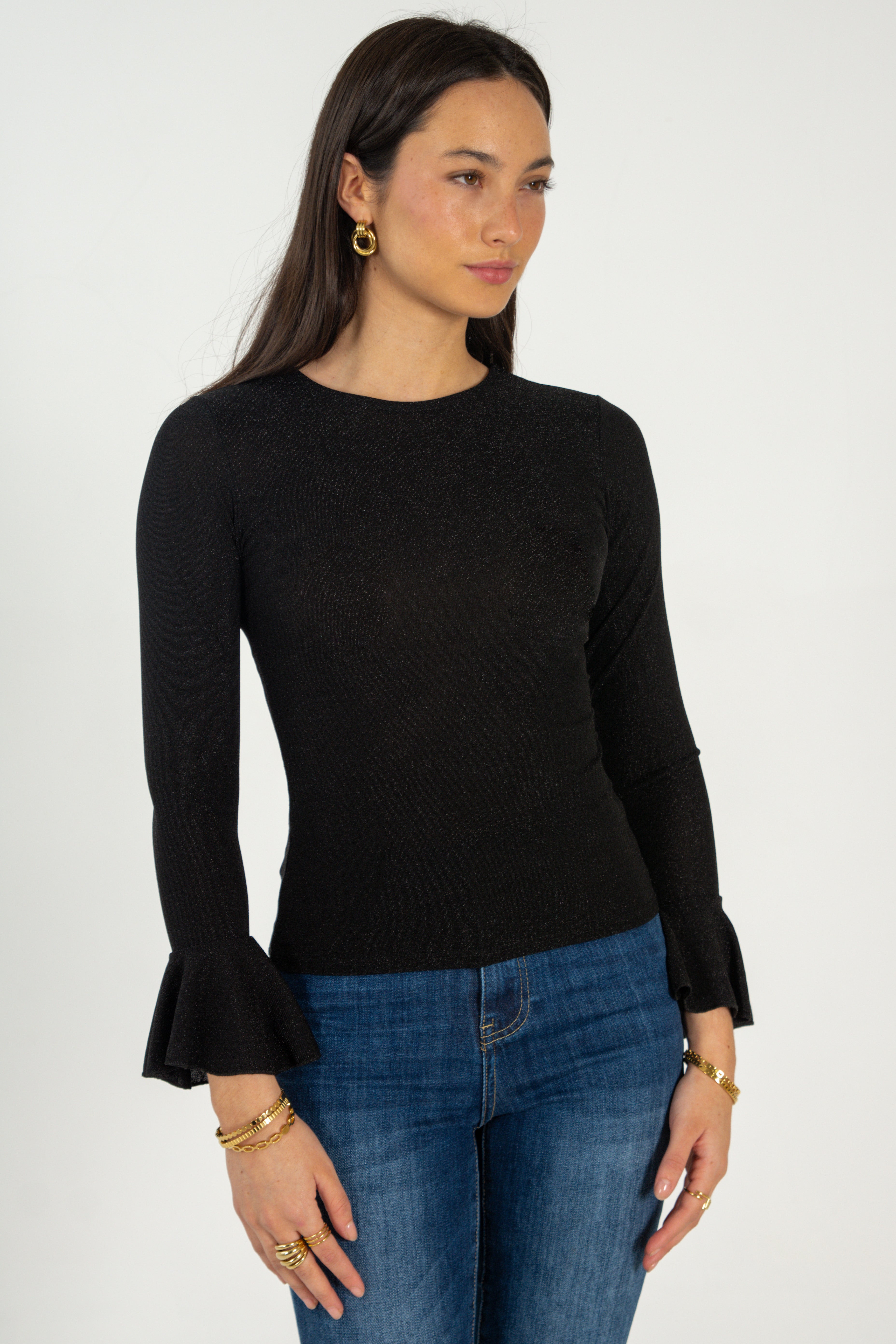 OLGA TOP // BLACK