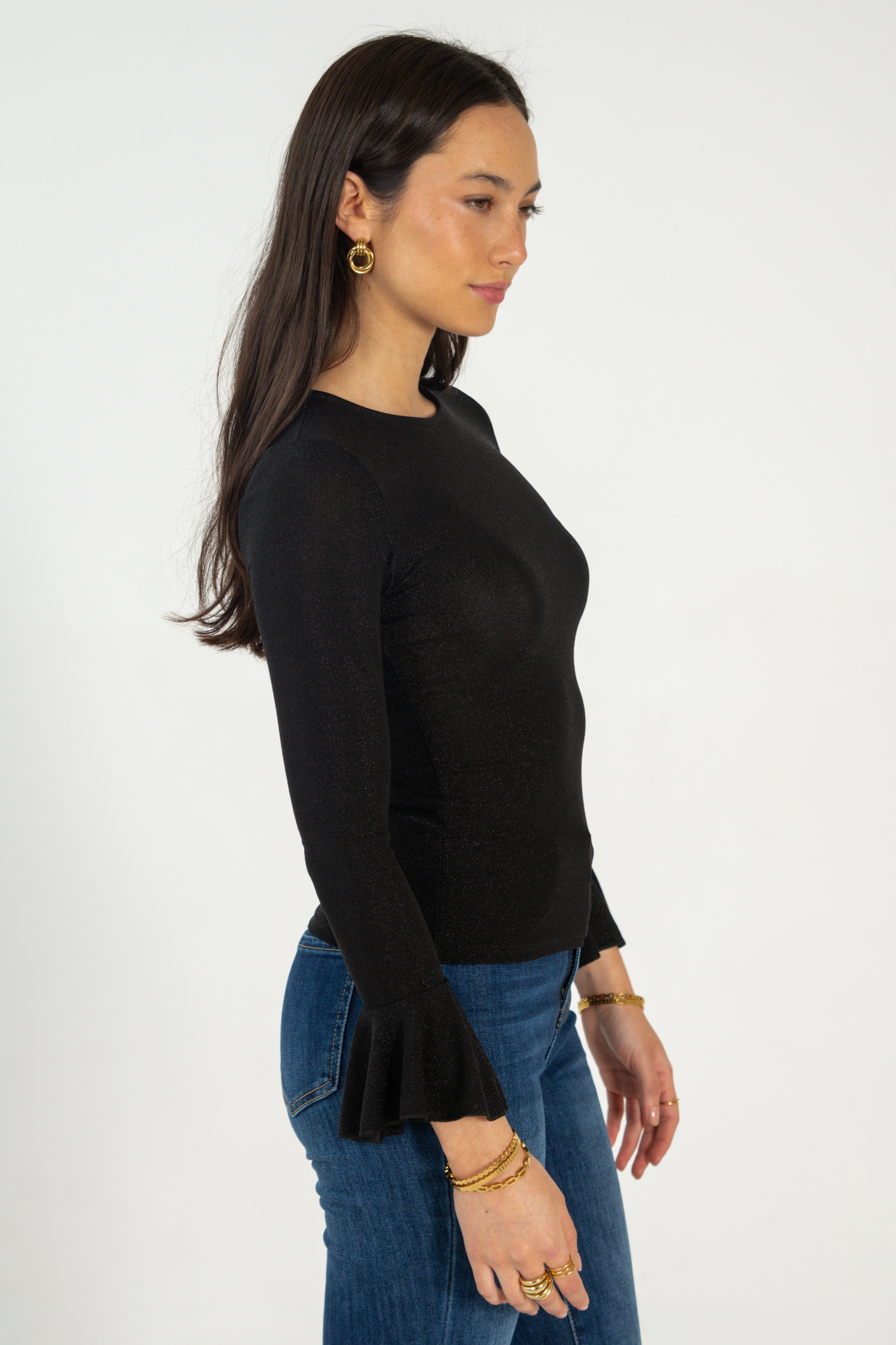 OLGA TOP // BLACK