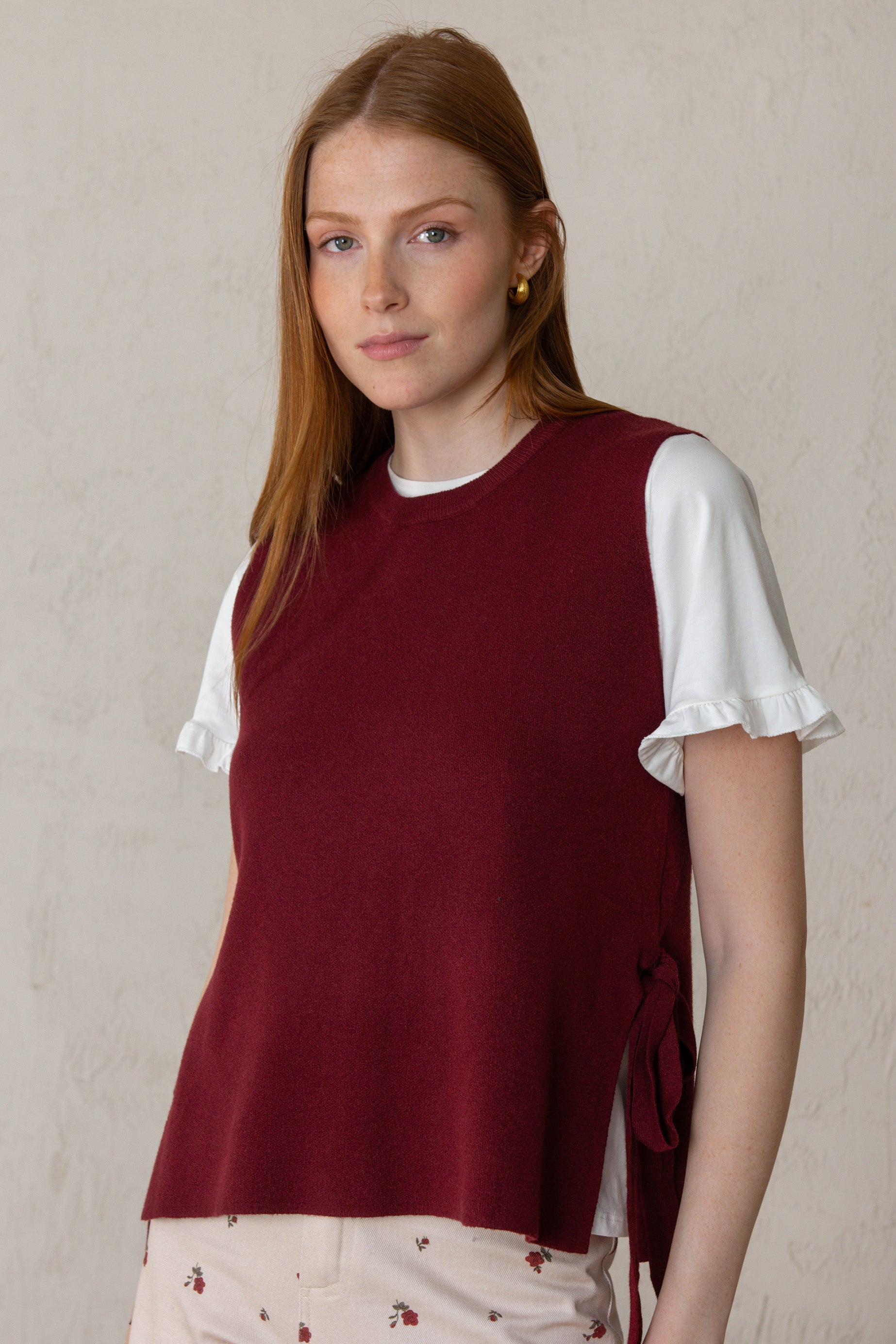 CHALECO JULIETA // GRANATE