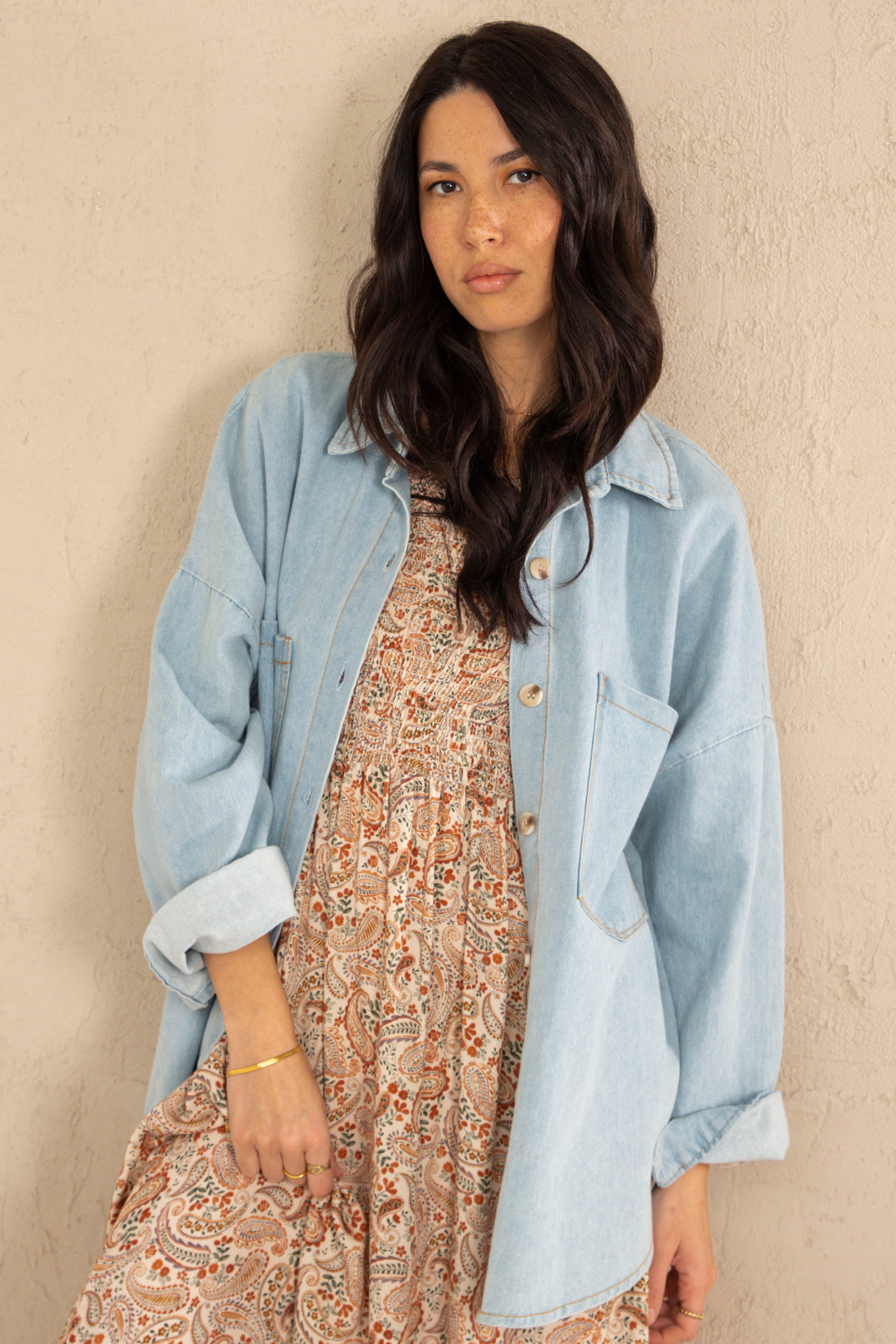 CELIA JACKET // LIGHT DENIM