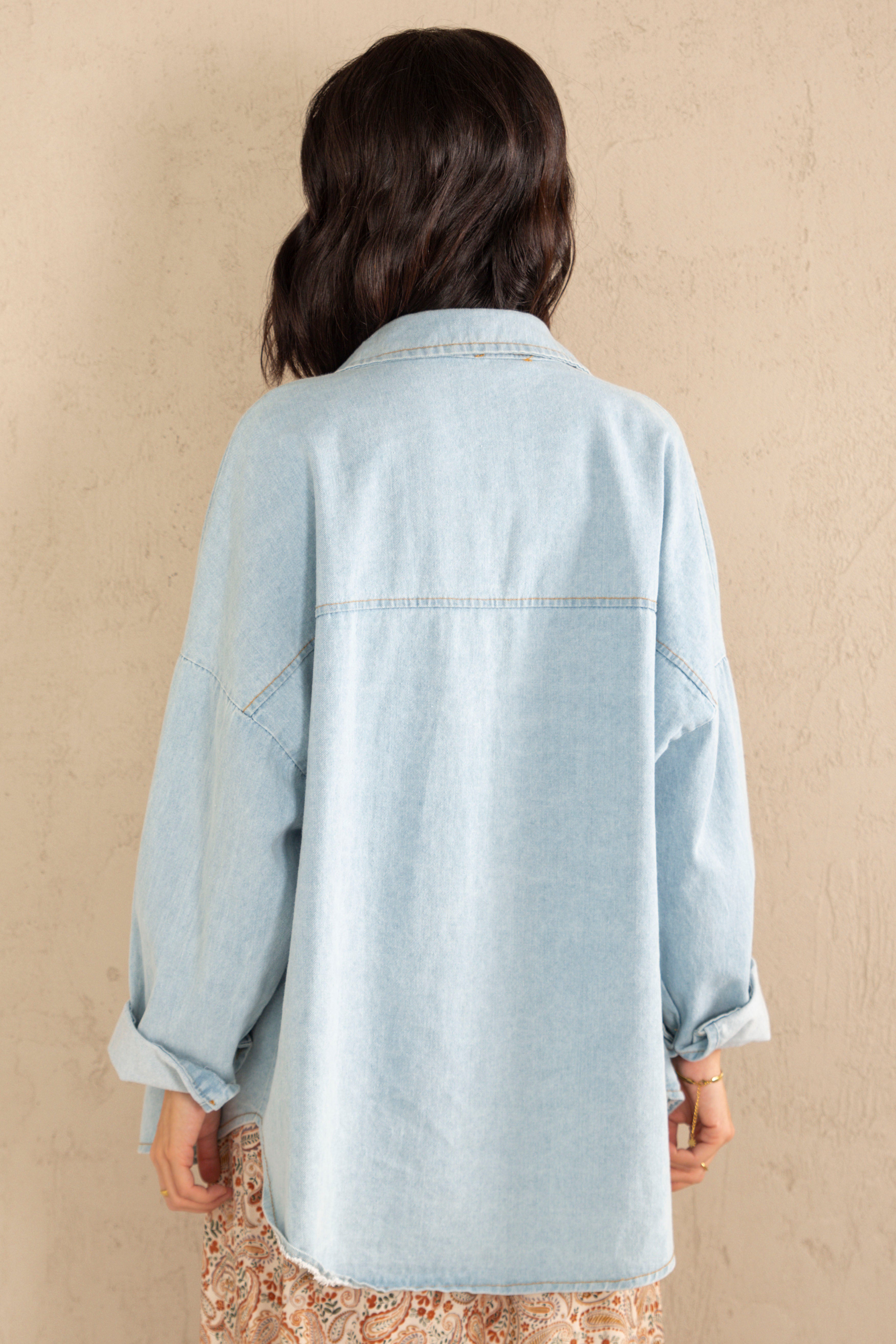 CELIA JACKET // LIGHT DENIM