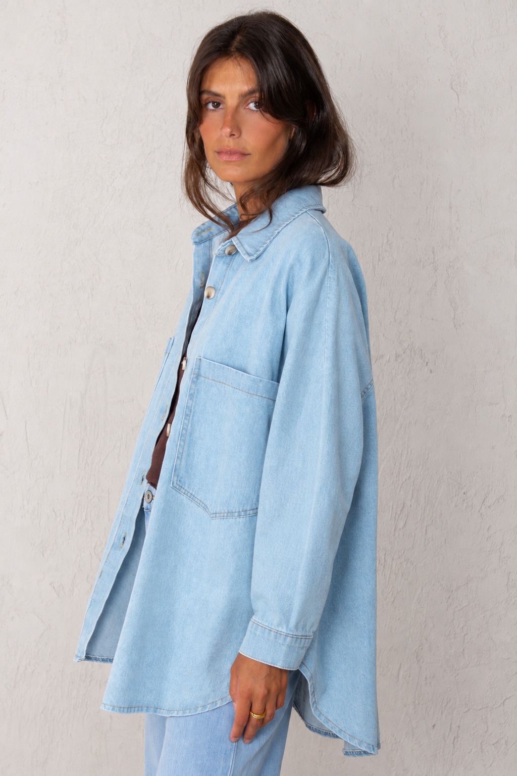 CELIA JACKET // LIGHT DENIM