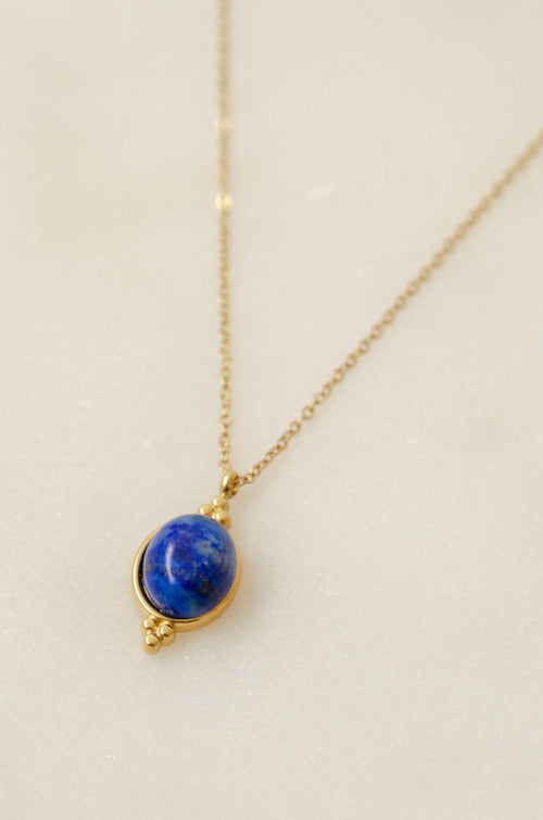 RENACENT NECKLACE // BLUE image 1