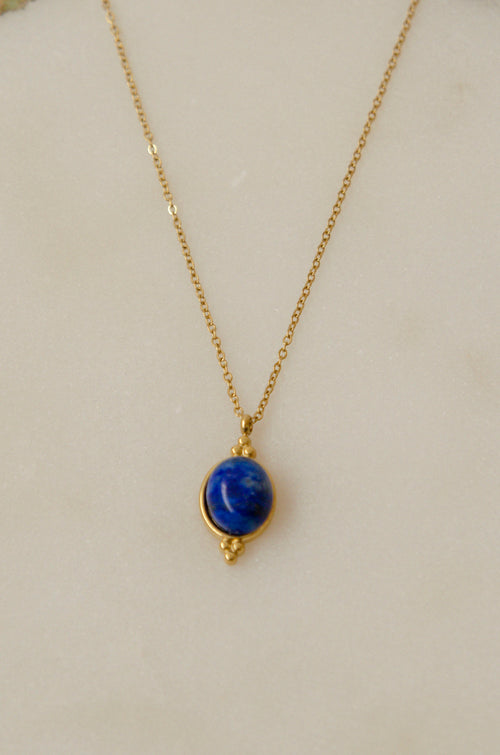 RENACENT NECKLACE // BLUE image 1