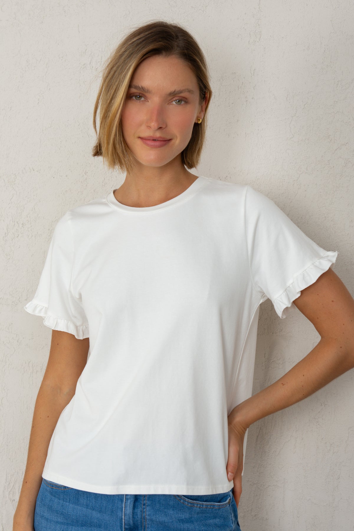 CAMISETA VALENTINA // BLANCO