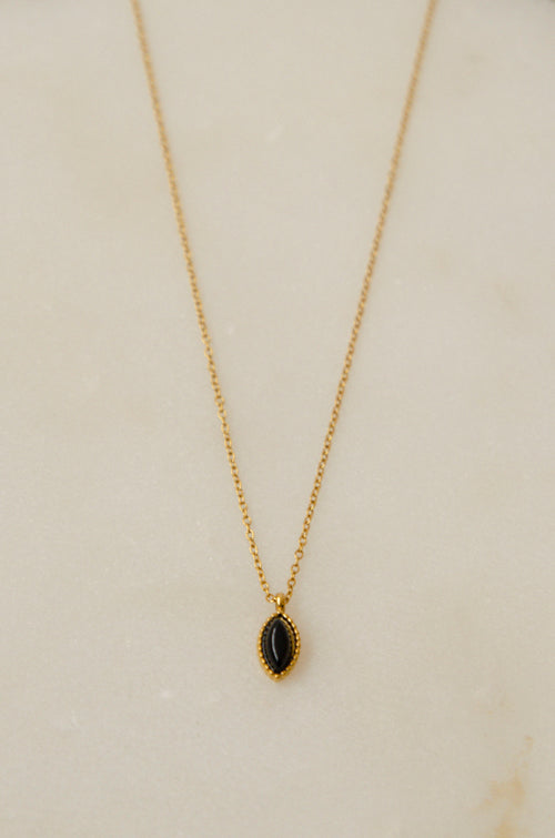 ELOISE NECKLACE // BLACK image 1