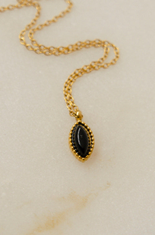 ELOISE NECKLACE // BLACK image 1