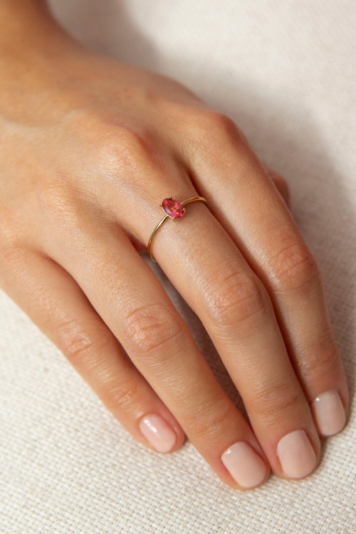 STONE RING // FUCHSIA image 1