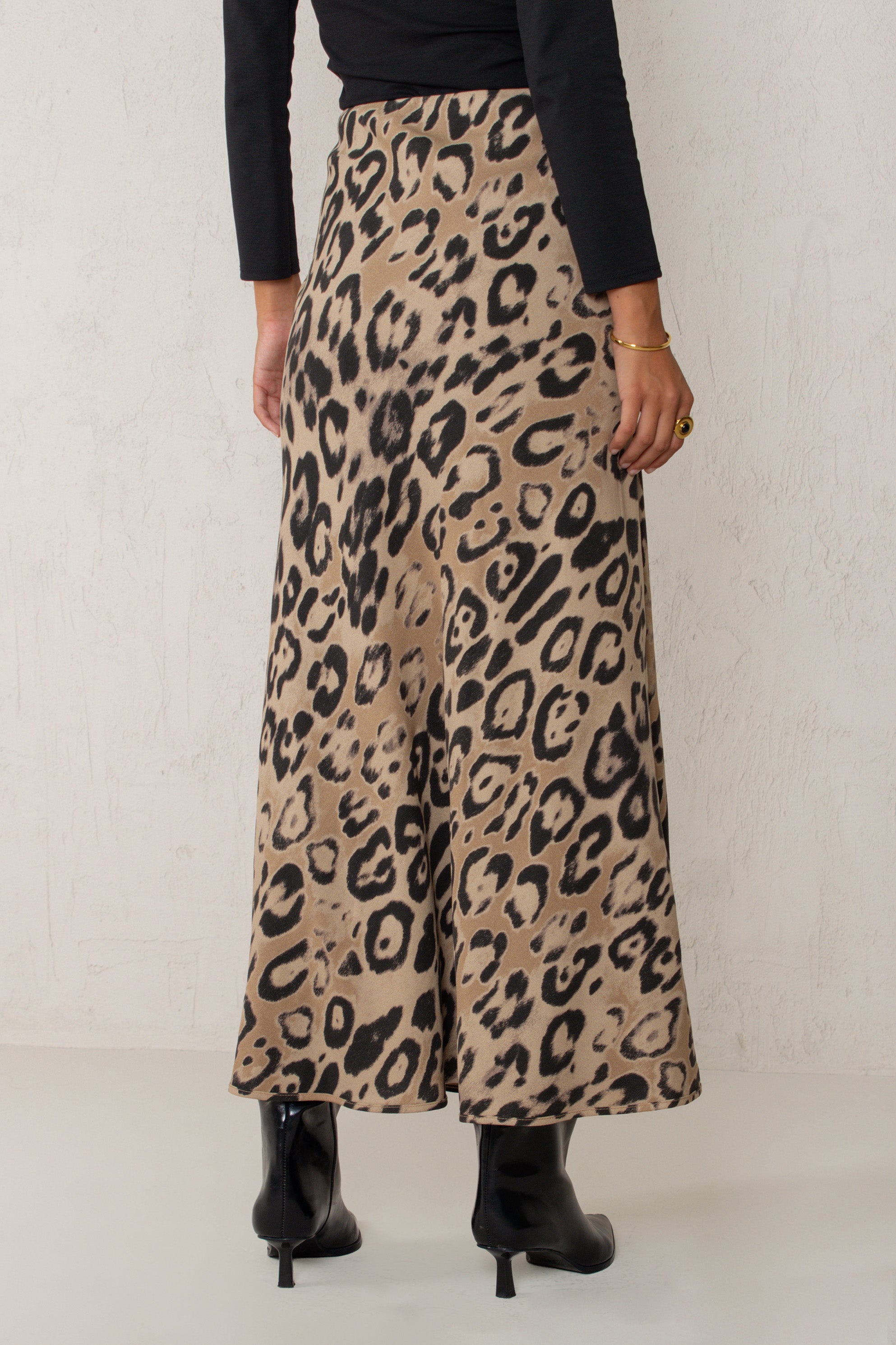 SIENA CAMEL PRINT SKIRT