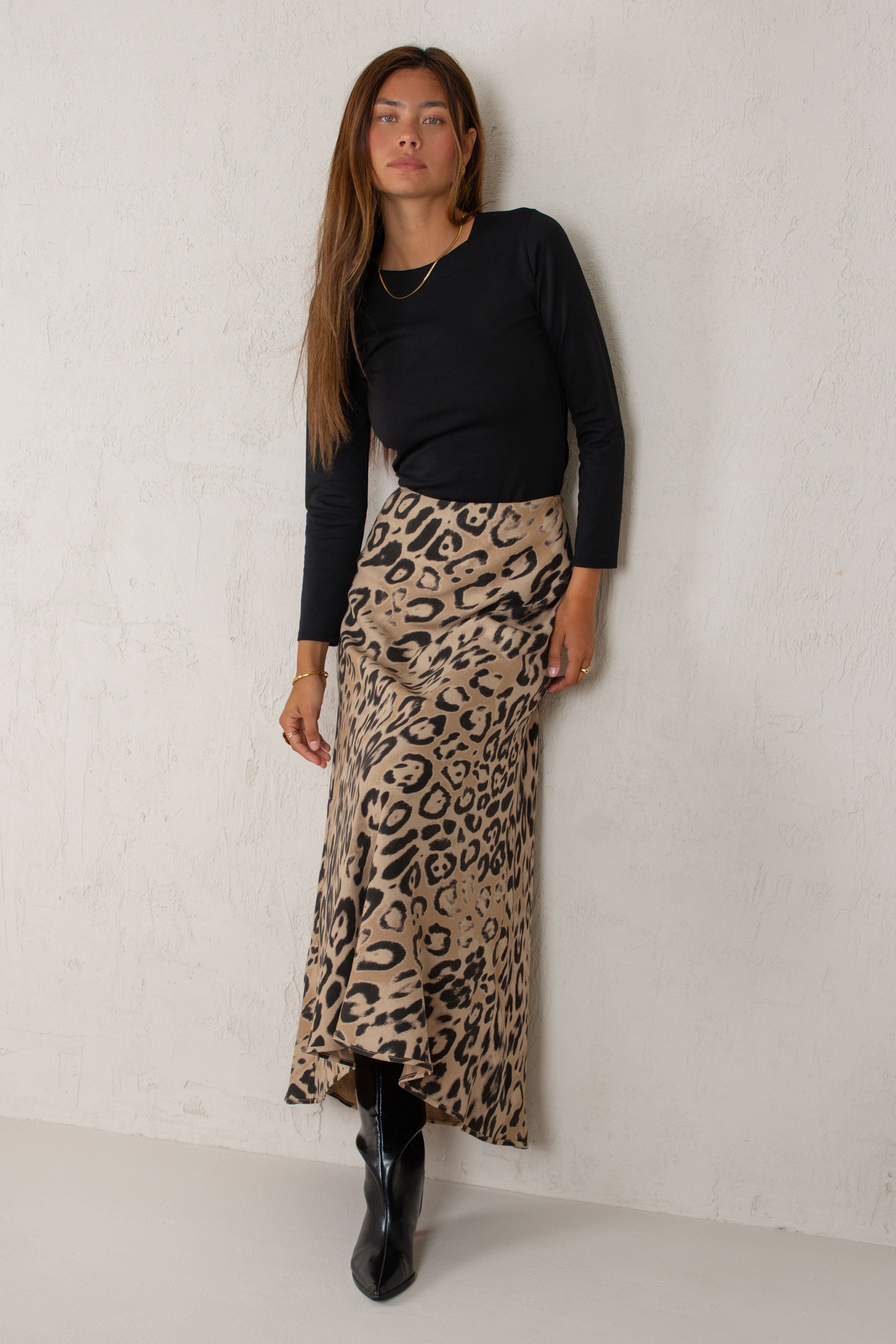 FALDA SIENA // CAMEL PRINT