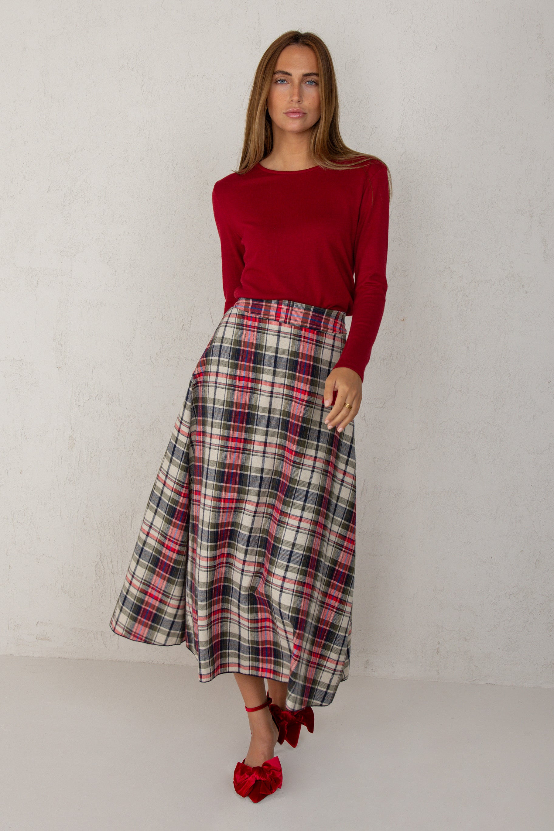 FALDA CARLA // CUADROS ESCOCESES