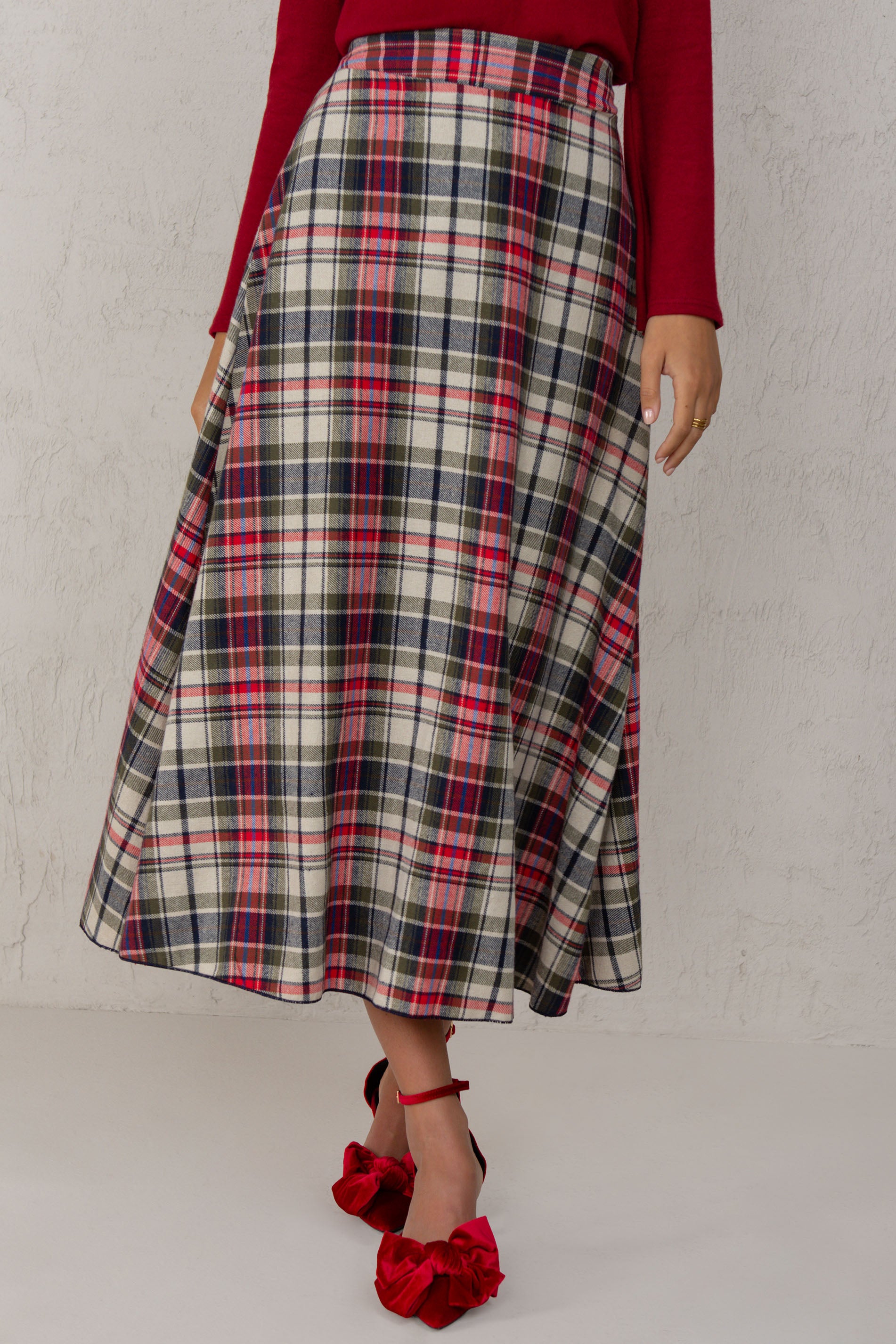 FALDA CARLA // CUADROS ESCOCESES