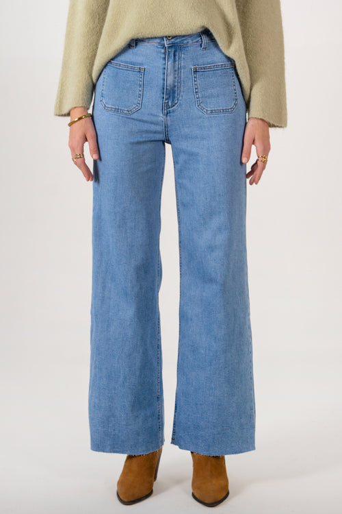 MONICA JEANS // MEDIUM DENIM image 1