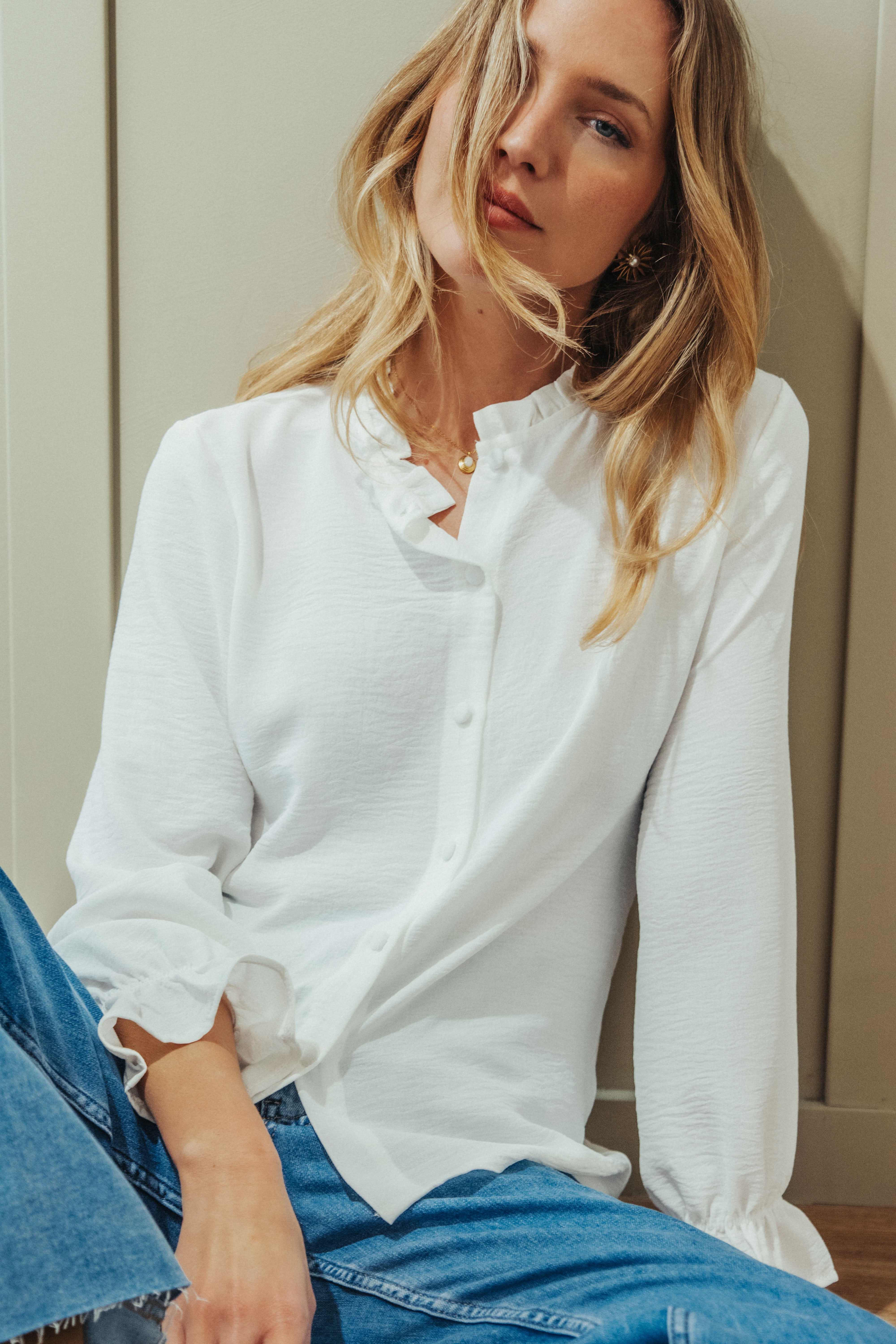 CAMISA CARMEN // BLANCO