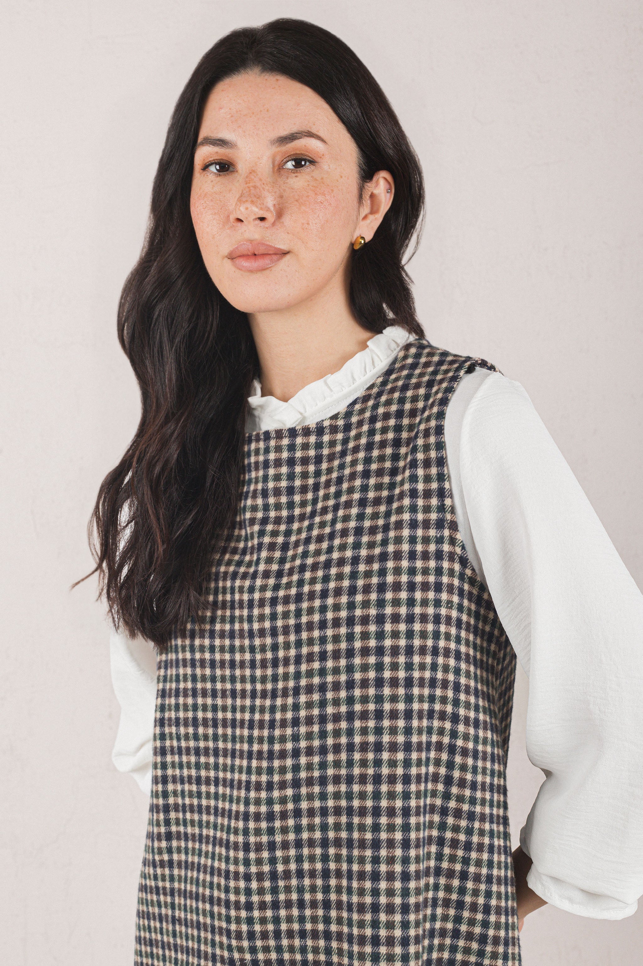 GALA DRESS // BLUE PLAID