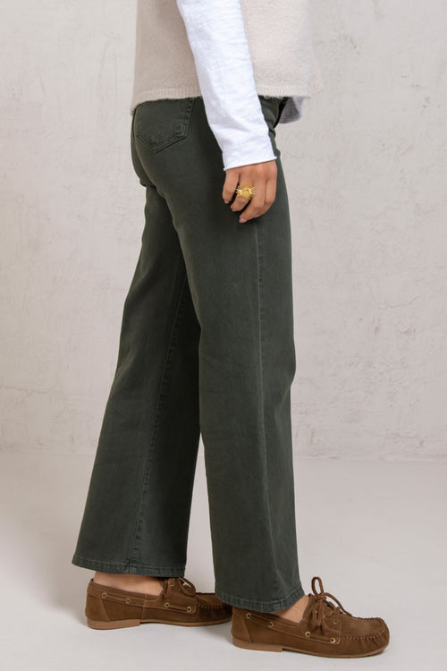 CAROL PANTS // MILITARY GREEN image 1