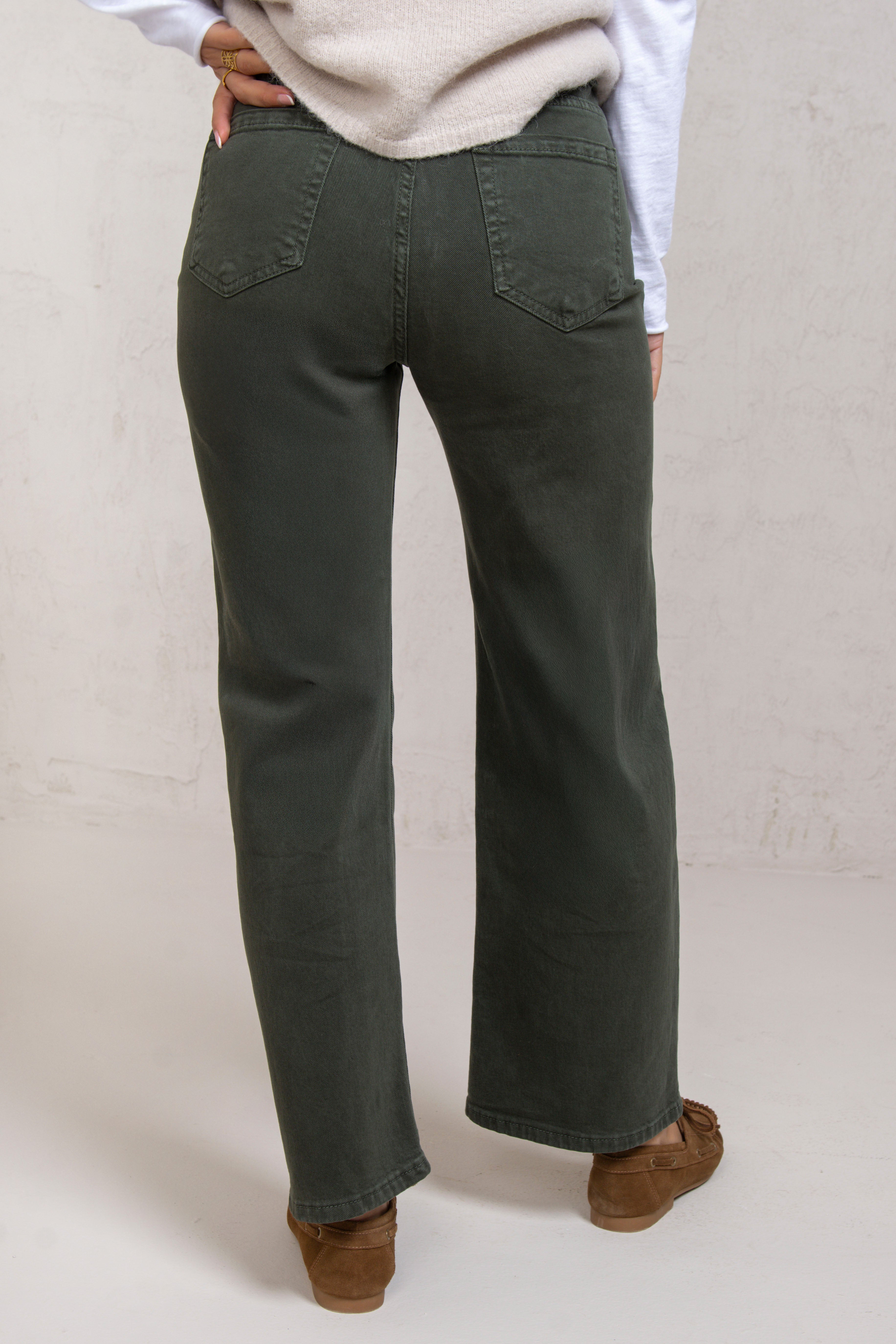 CAROL PANTS // MILITARY GREEN