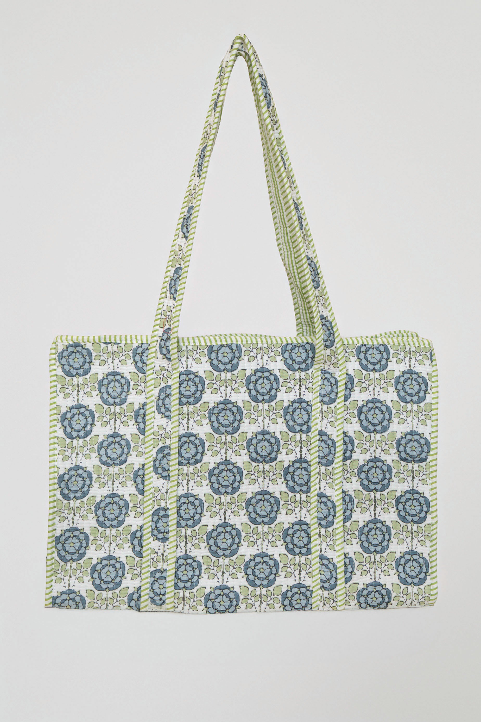 TOTE ETNIC FLORES // AZUL