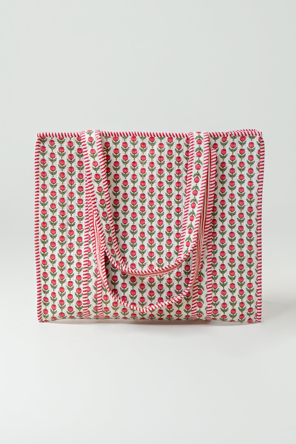 TOTE ETNIC // FLORES MINI ROJO