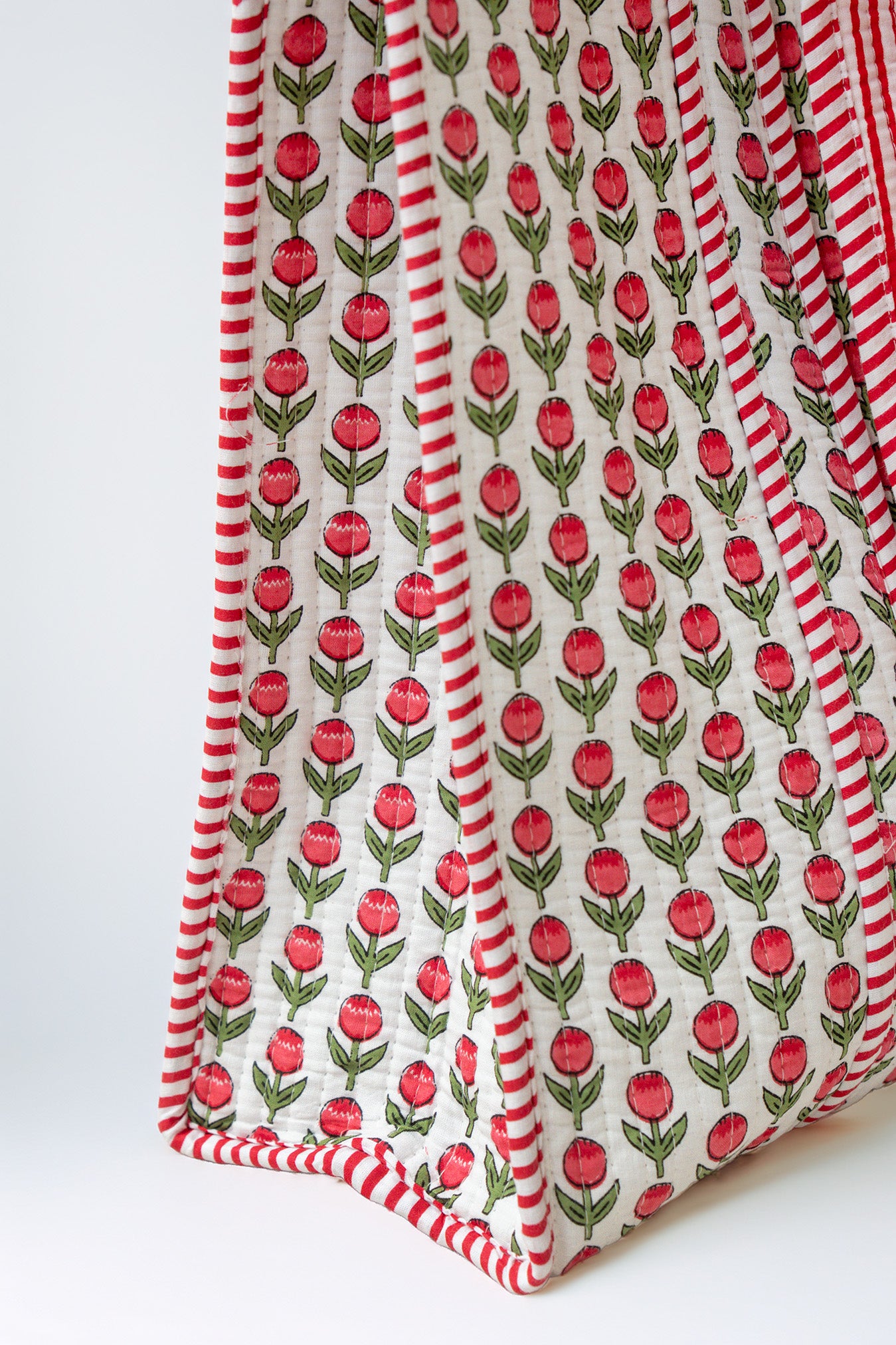 TOTE ETHNIC FLOWERS MINI // RED
