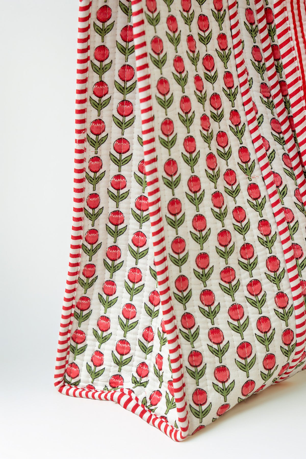 TOTE ETNIC // FLORES MINI ROJO