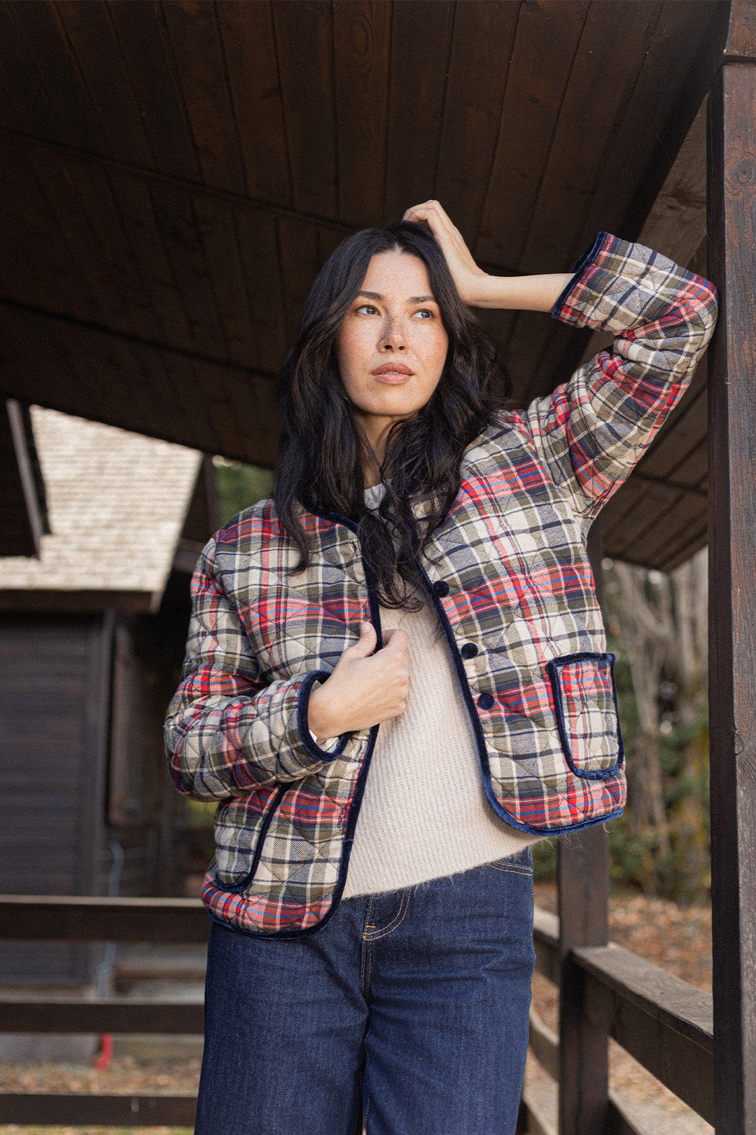 CHAQUETA DANIELA // CUADROS ESCOCESES