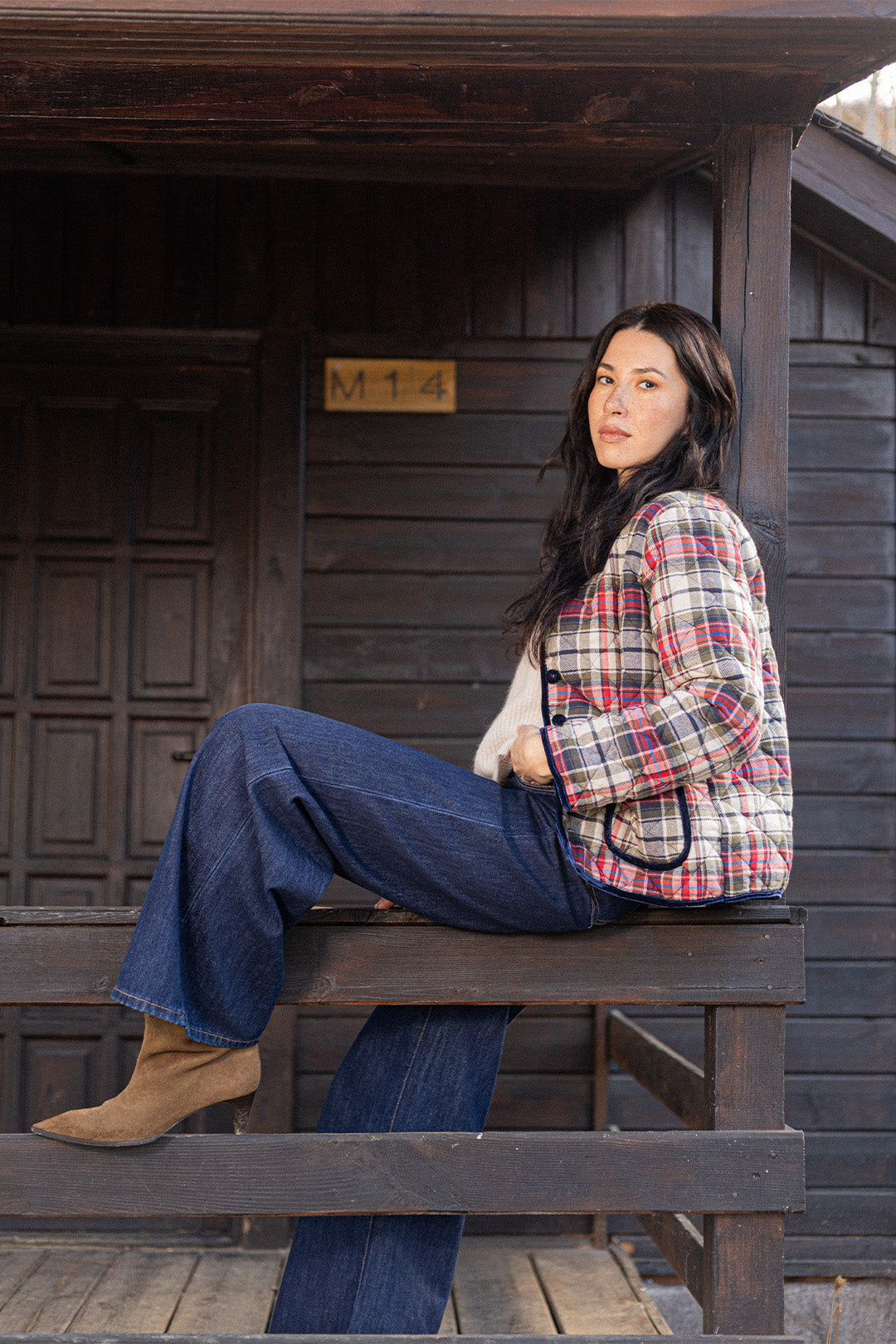 CHAQUETA DANIELA // CUADROS ESCOCESES