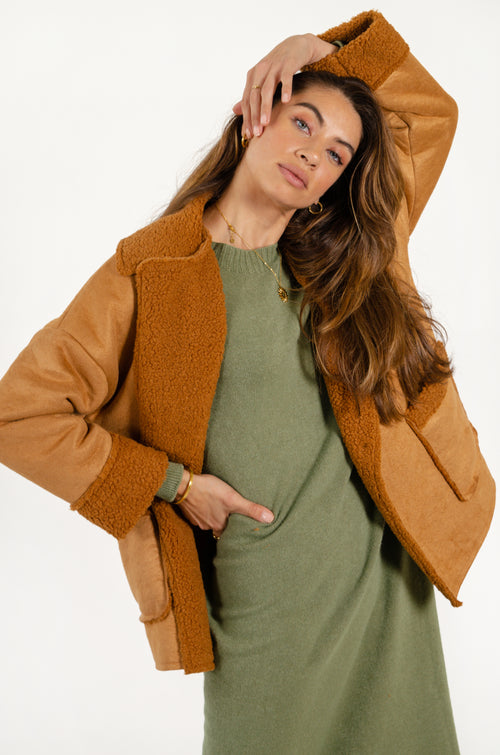 AINA COAT // BROWN image 1