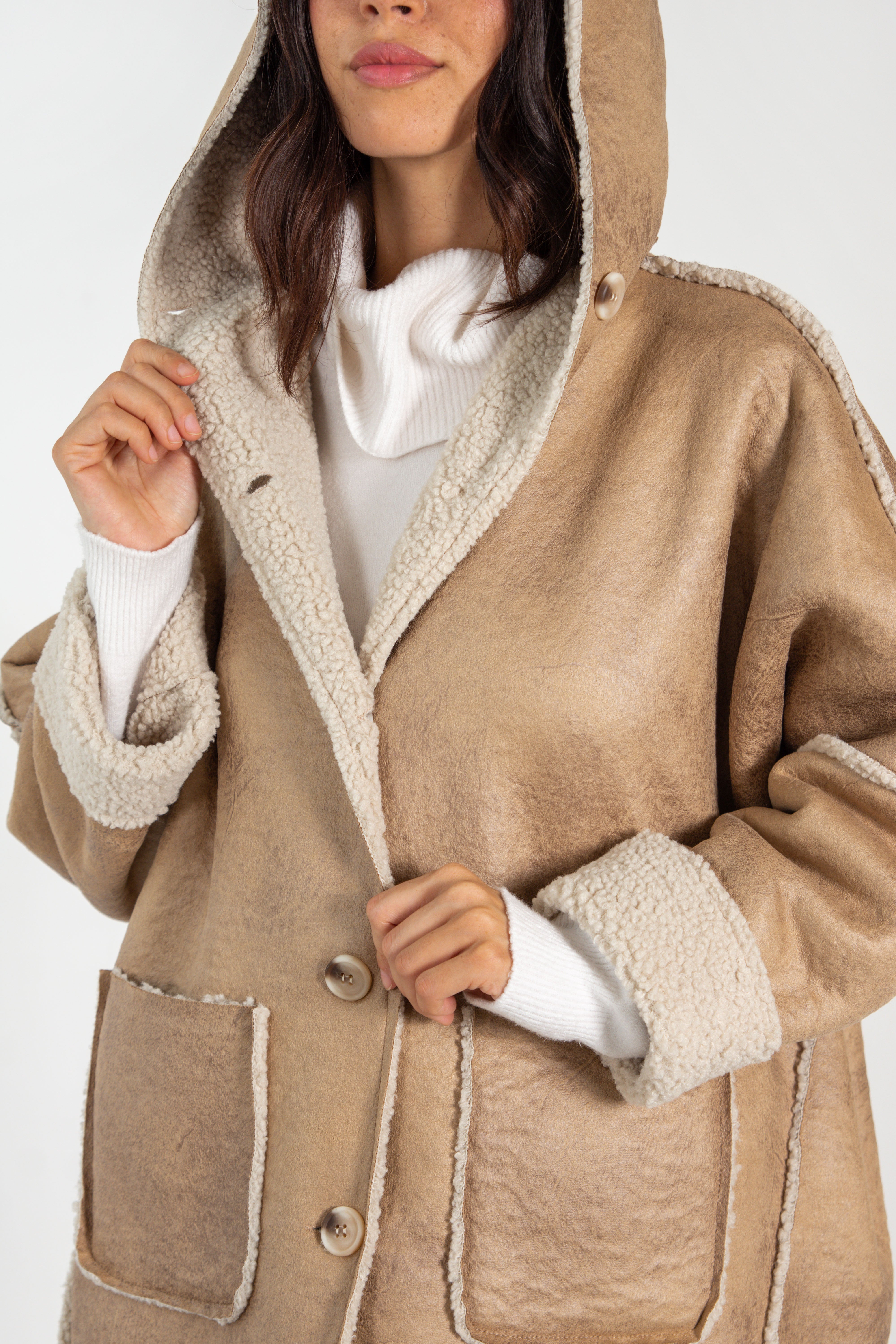 MANUELA COAT // TAUPE