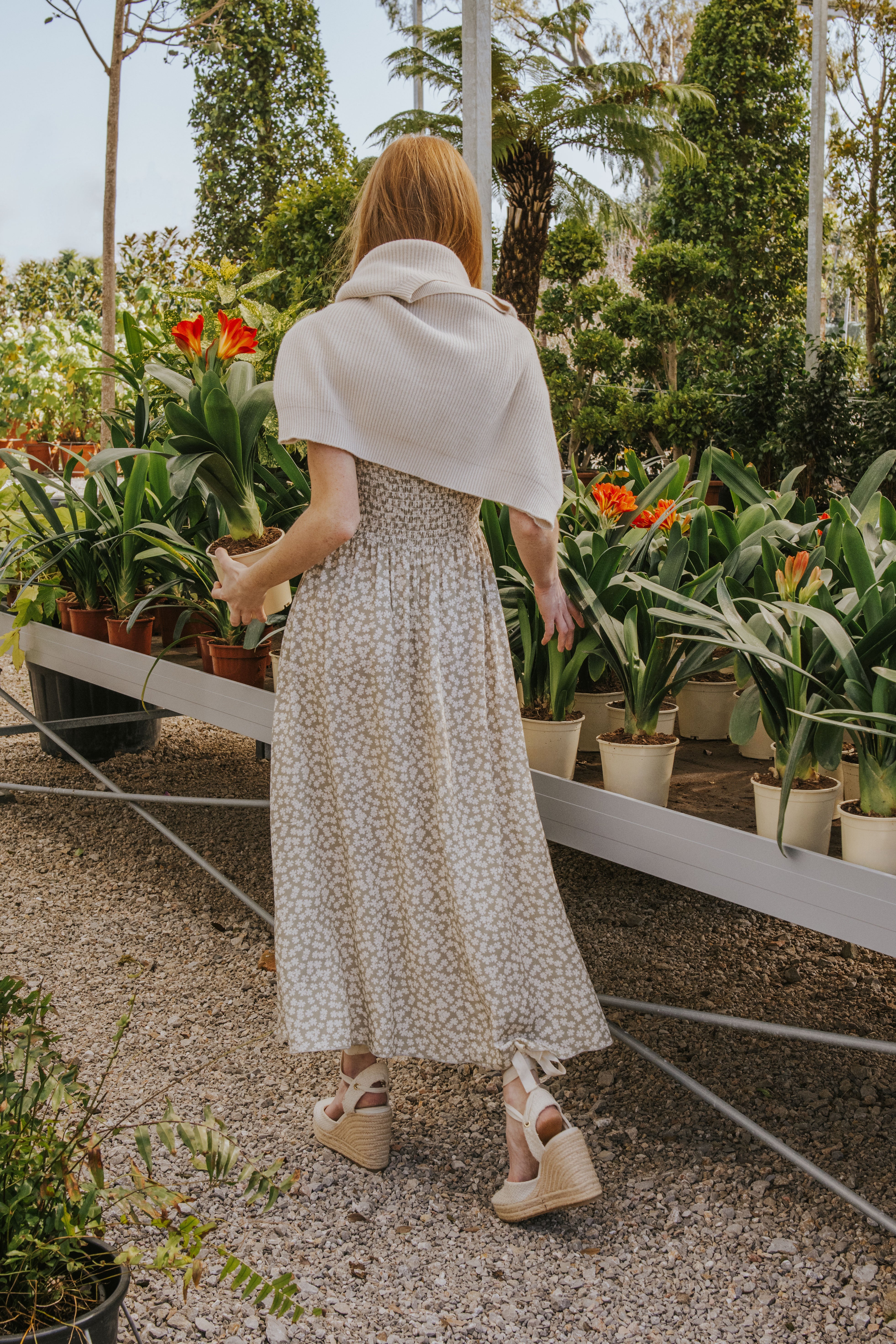 VESTIDO CLARA // FLORES MINI VERDE