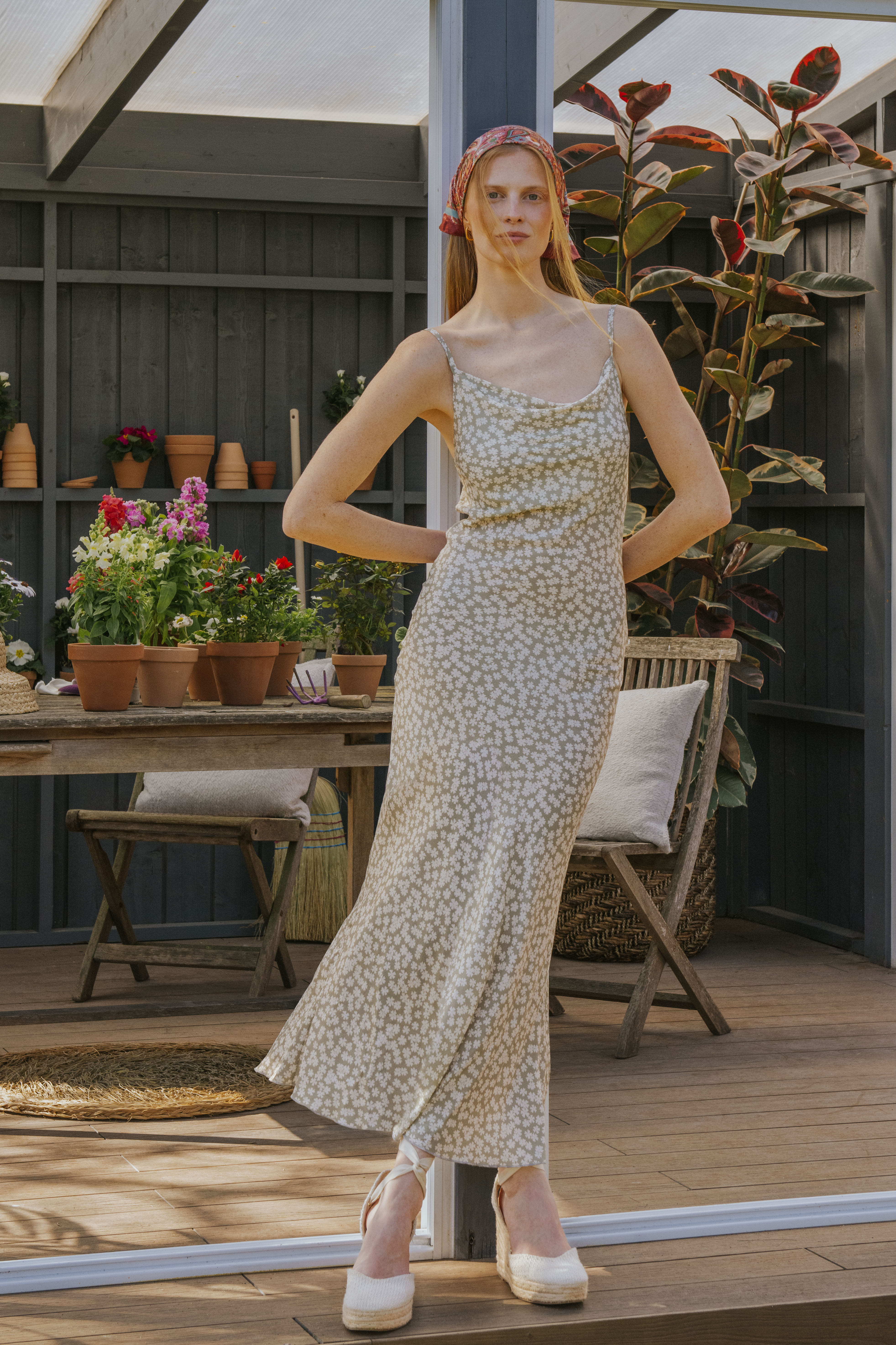 VESTIDO OLIVIA // FLORES MINI VERDE