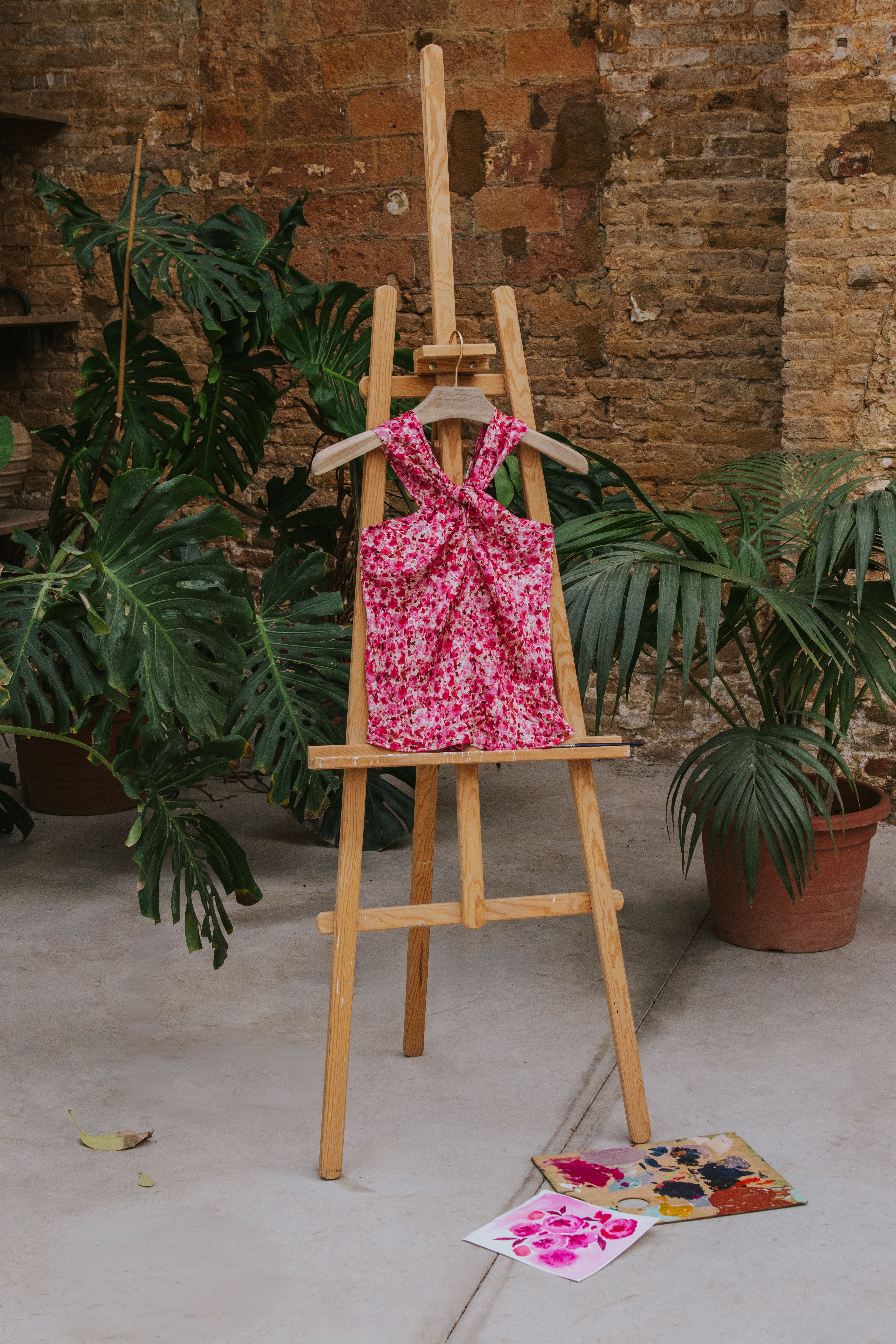 TOP NOELIA // AMAPOLA ROSA