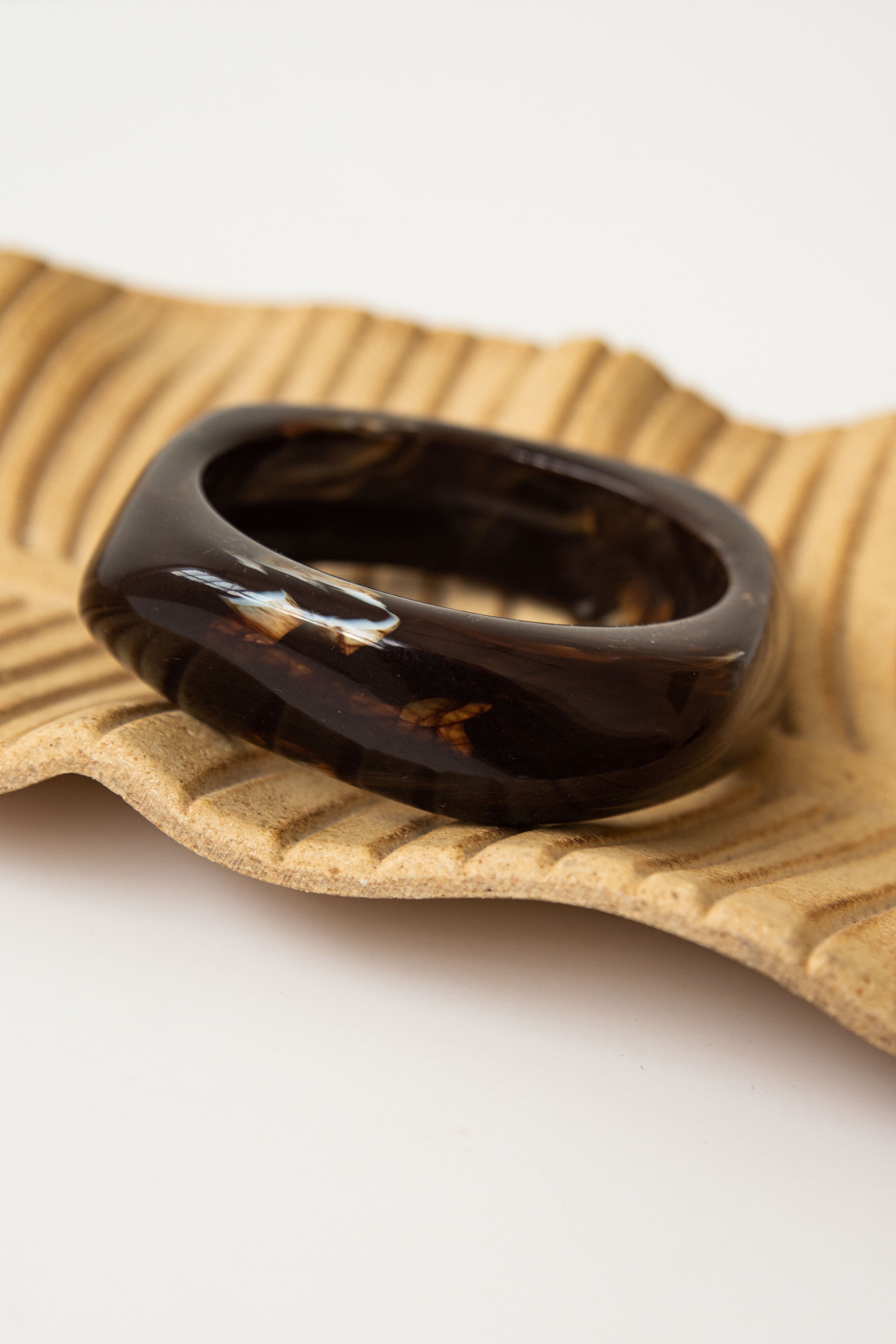 RESIN BRACELET // BROWN