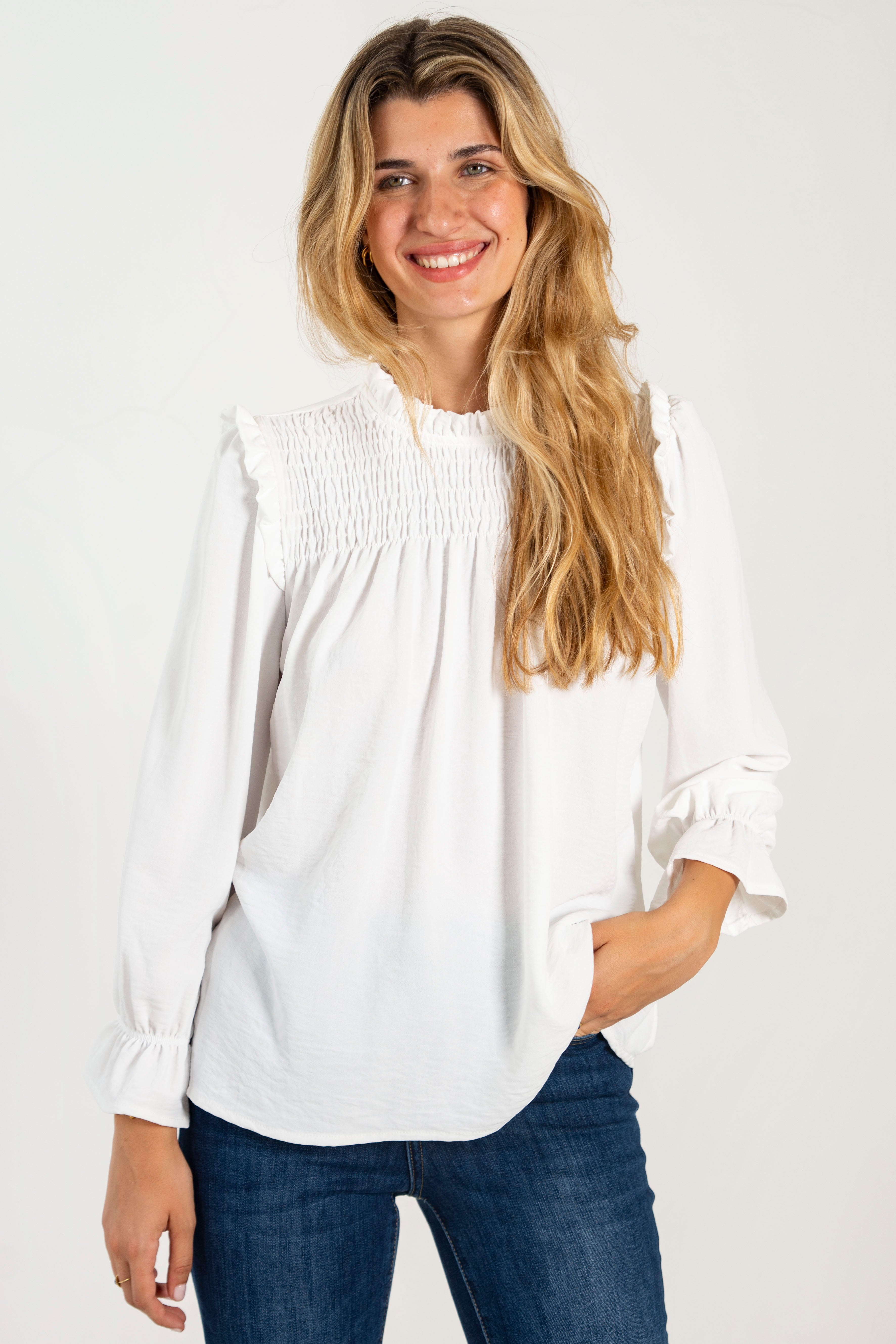 BETTINA SHIRT // WHITE