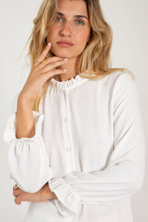 CAMISA CARMEN // BLANCO image 1