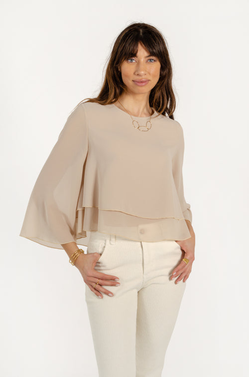 ESTER SHIRT // BEIGE image 1