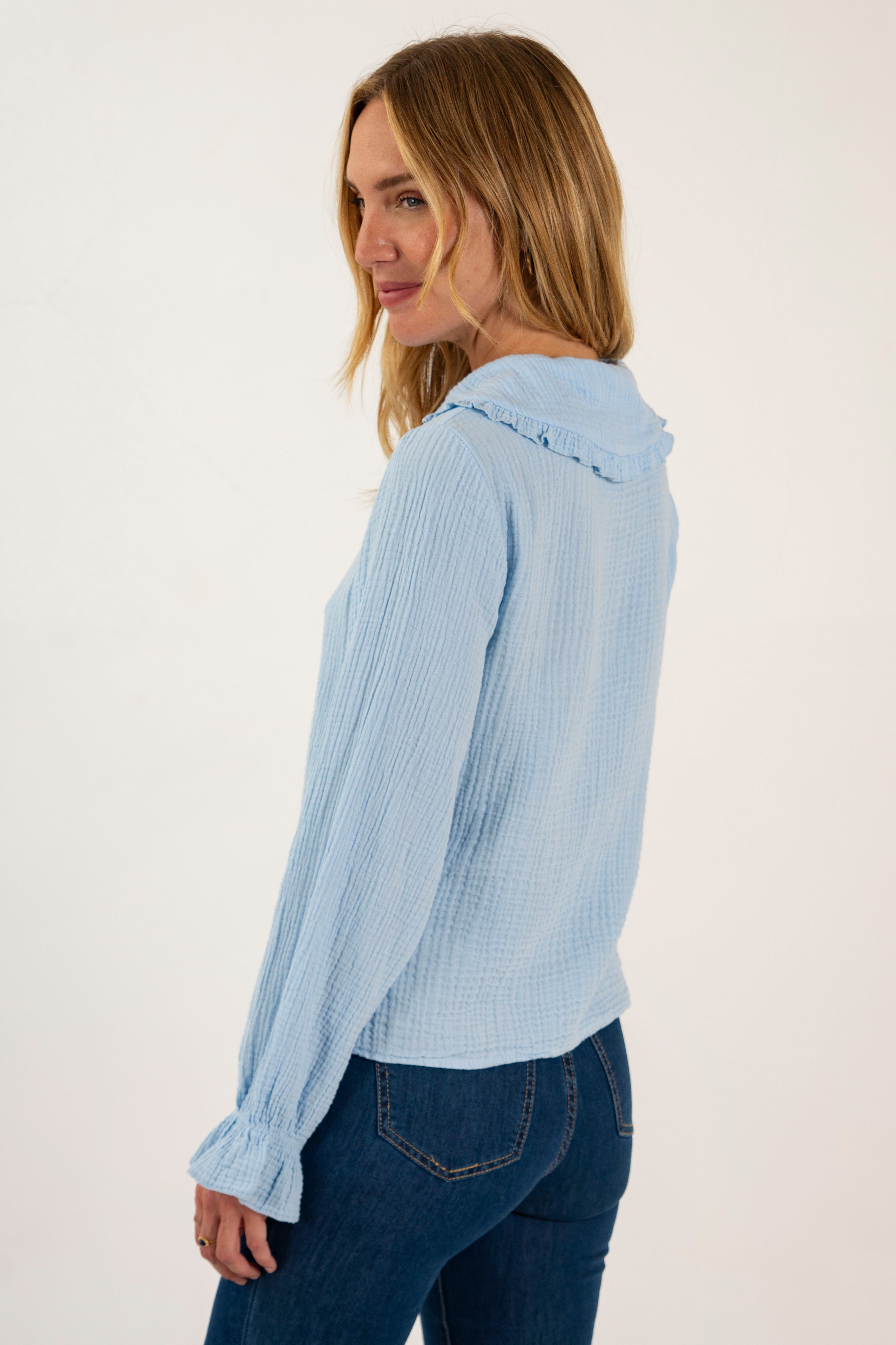 LAURA SHIRT // LIGHT BLUE