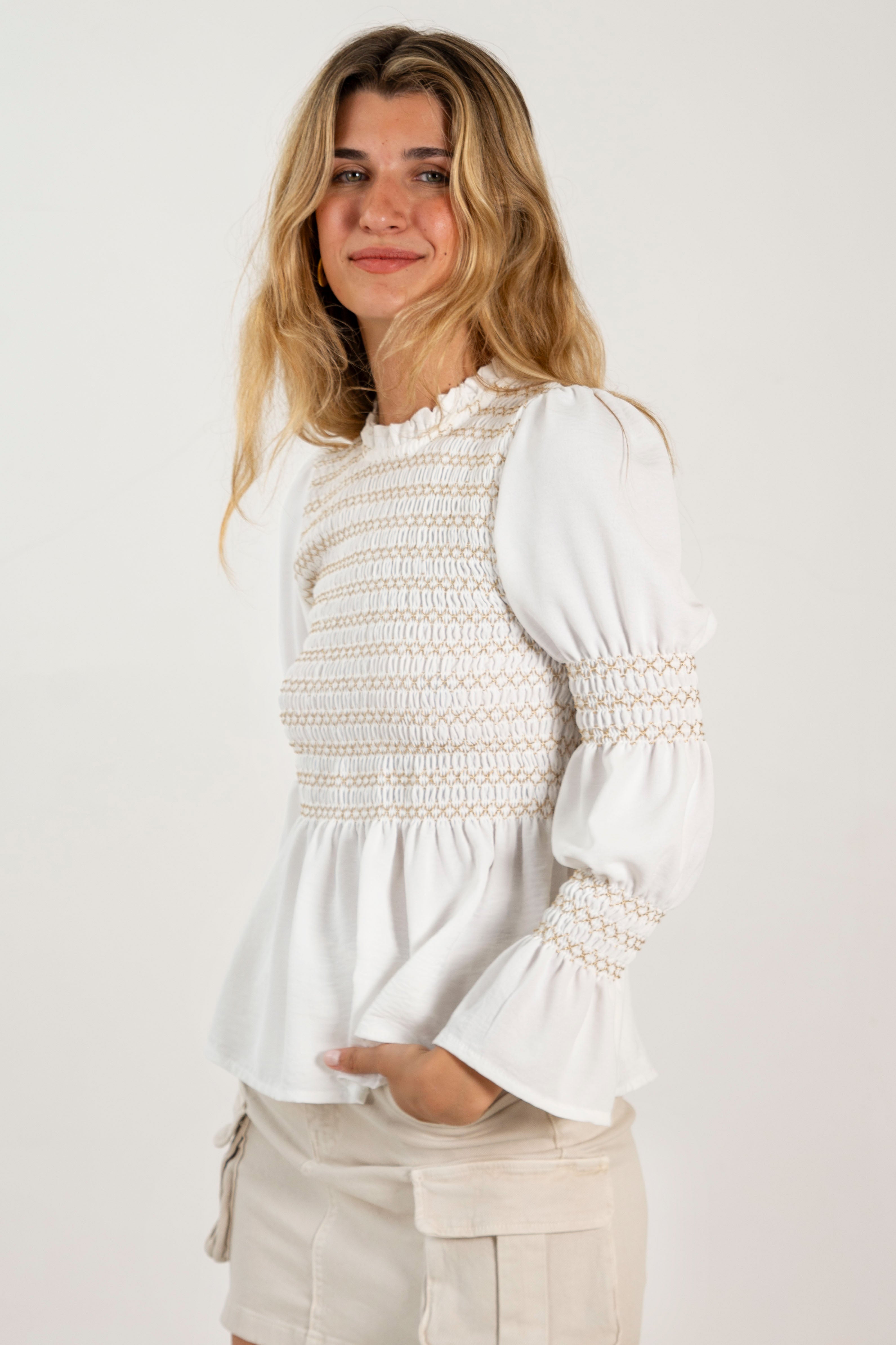 LEONOR SHIRT // WHITE