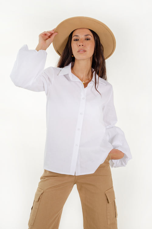 MANUELA SHIRT // WHITE image 1