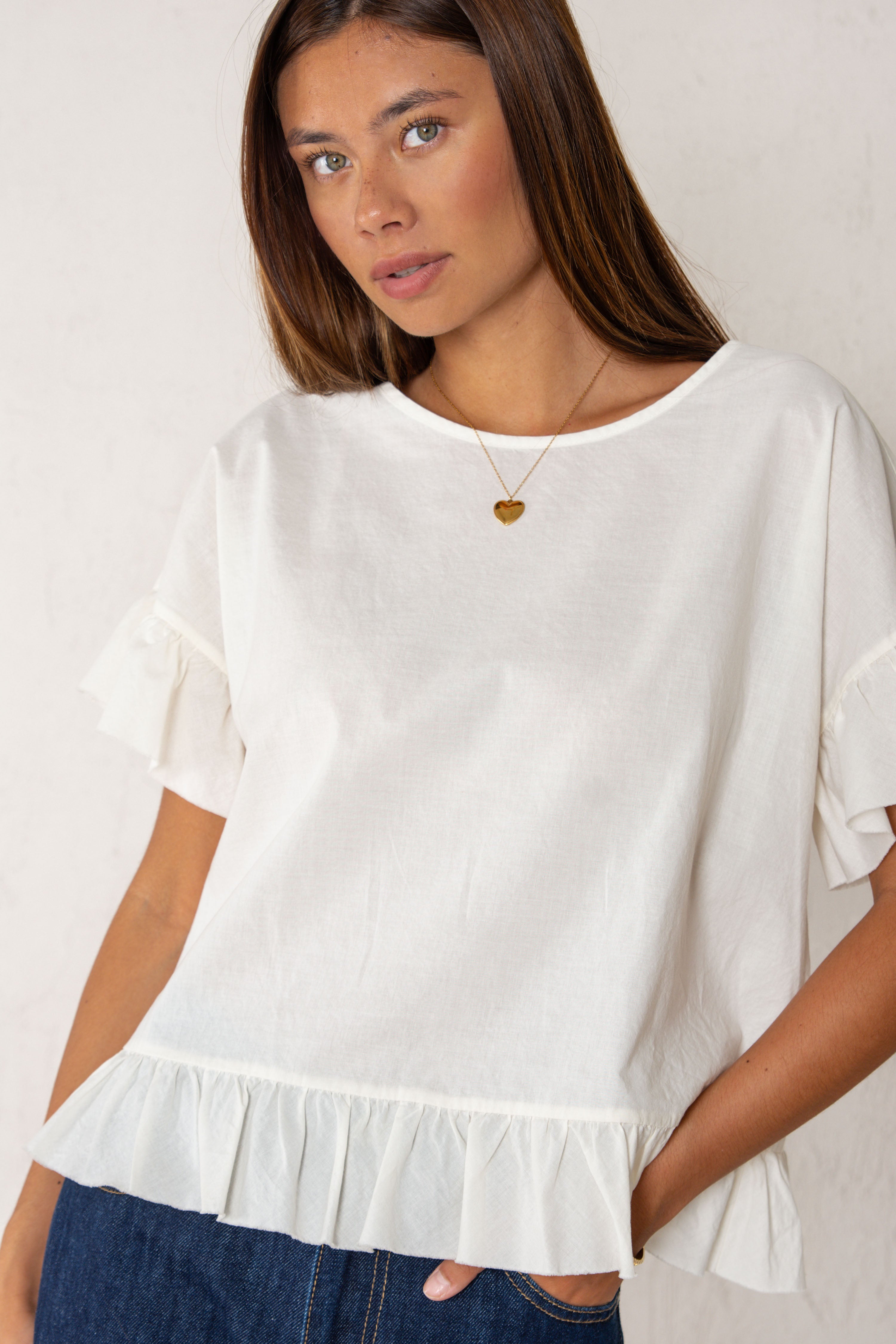 CAMISA OLIVIA // CRUDO