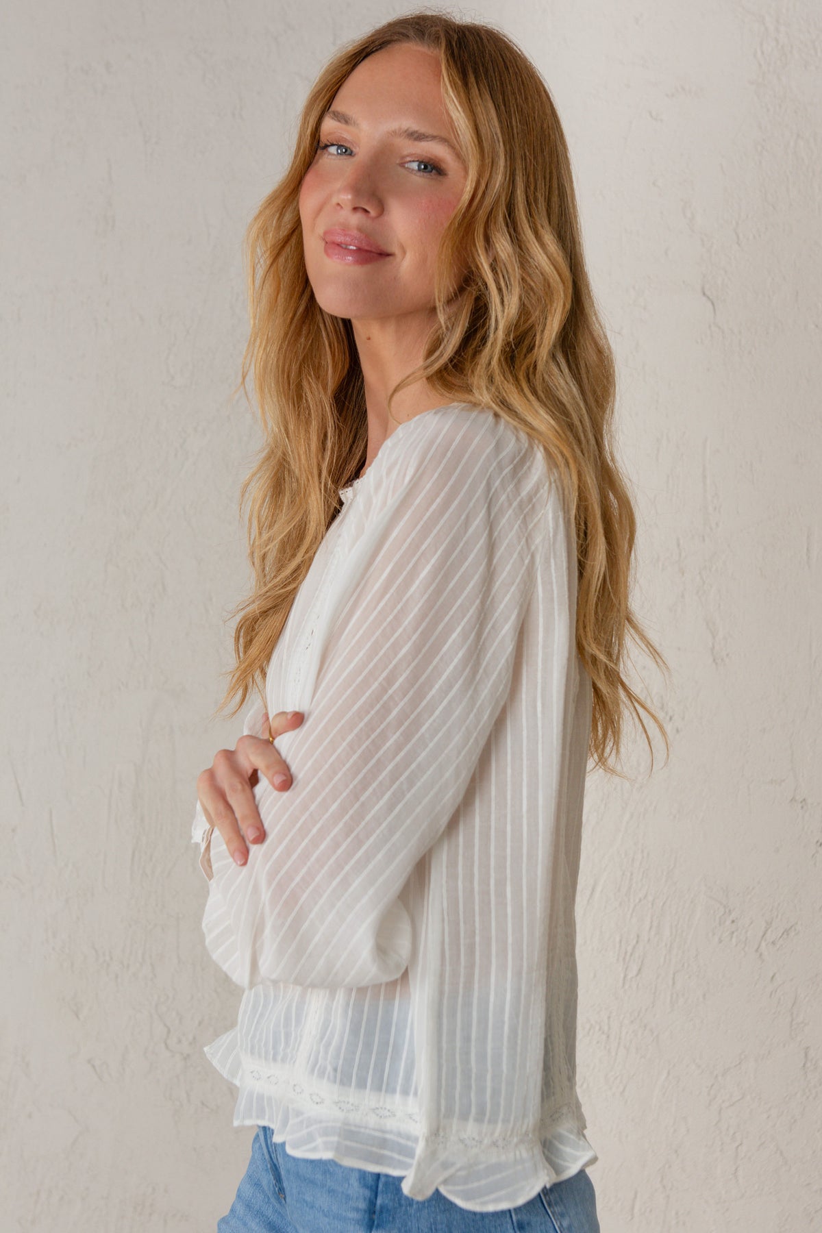 PAULA BLOUSE // WHITE