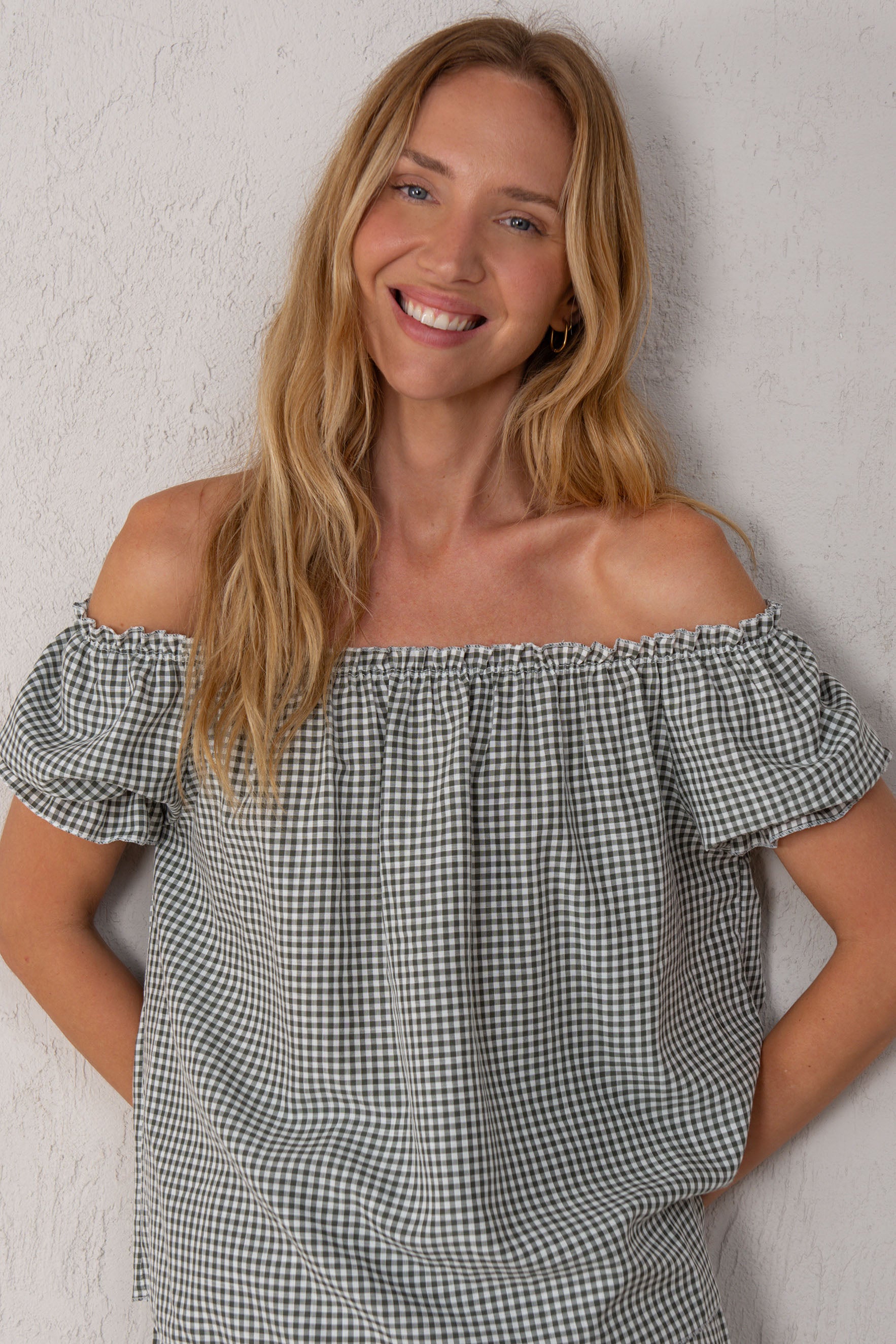 CHEMISE CLAUDIA VICHY VERTE