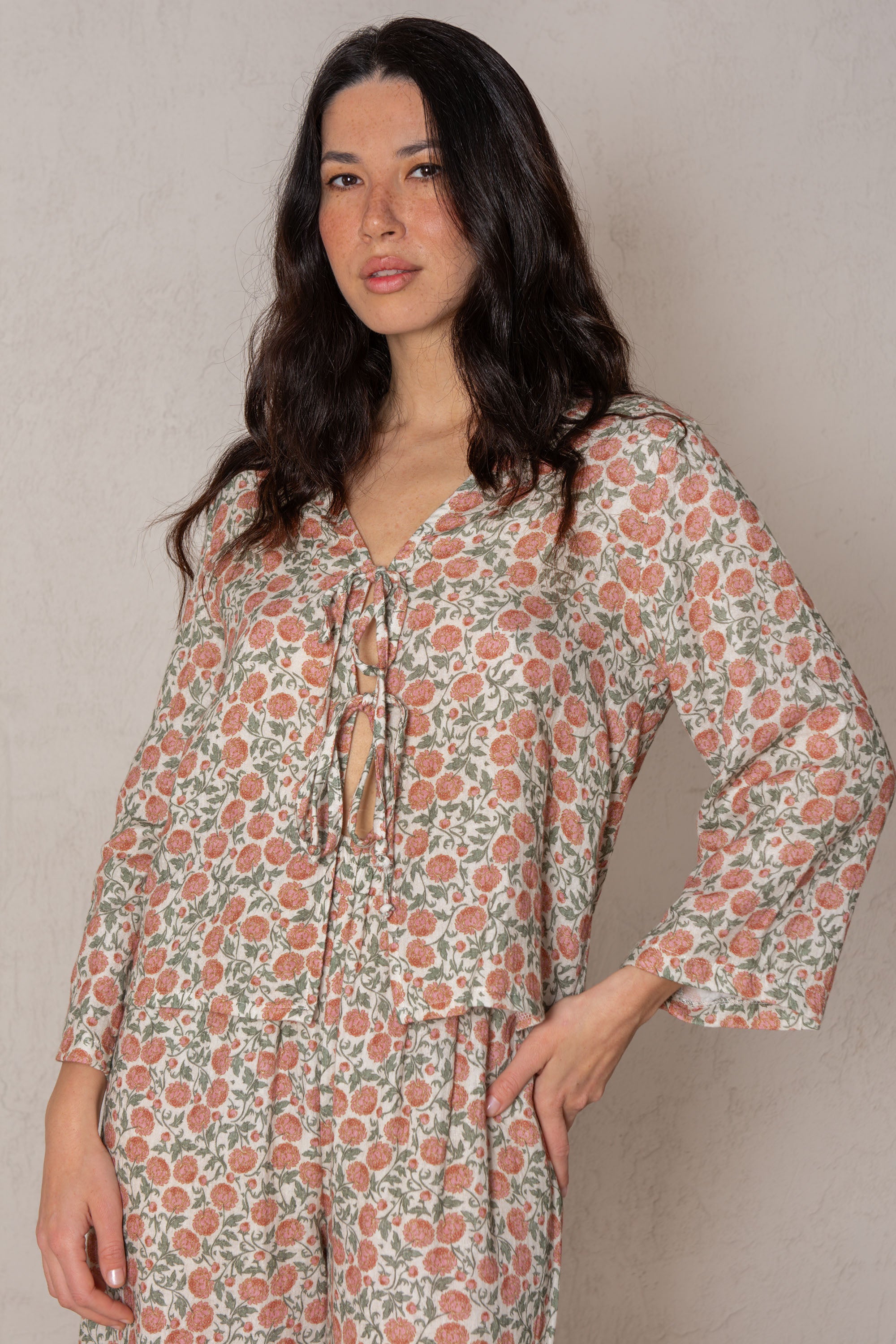 ELENA SHIRT // VINTAGE FLOWERS